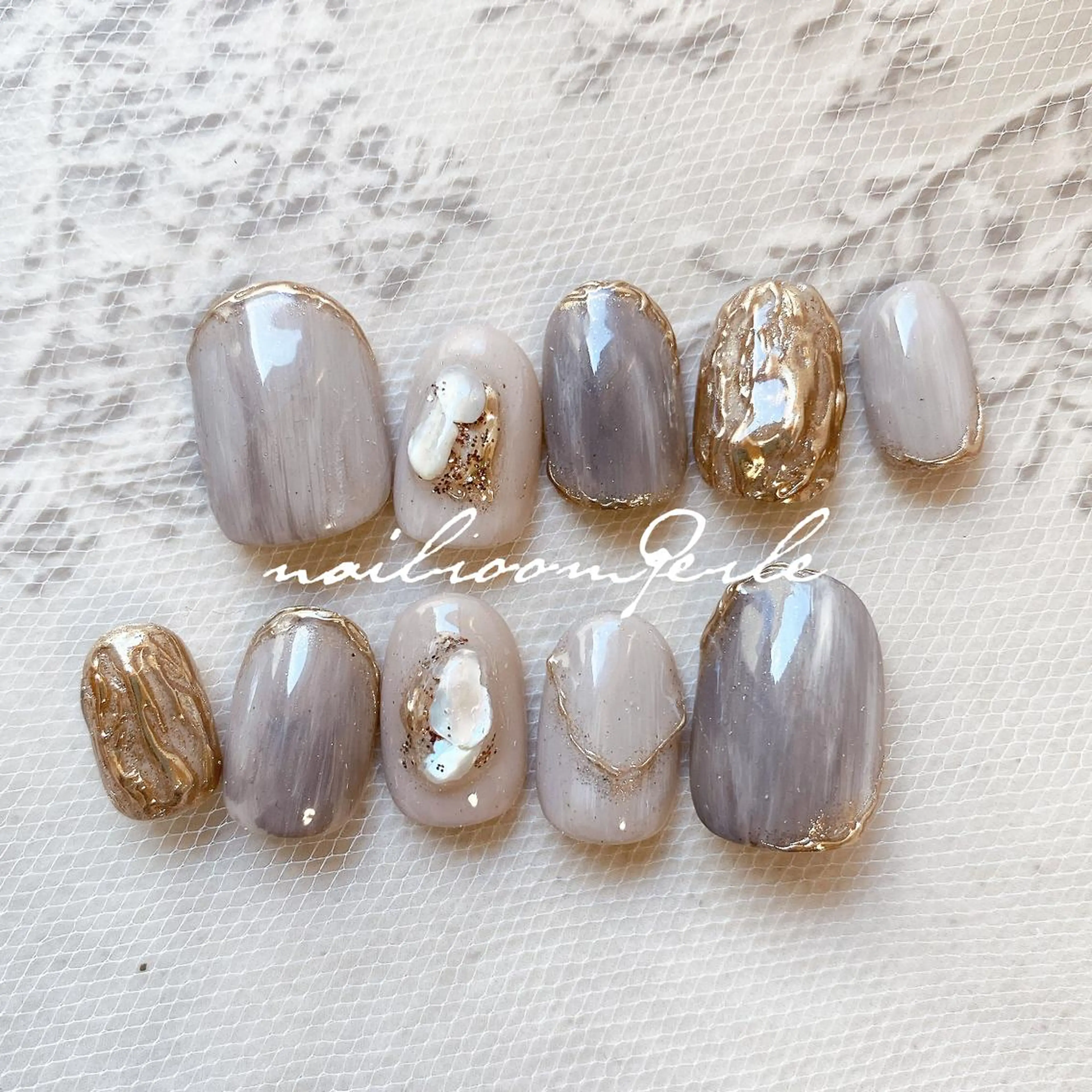 ネイル ネイルチップ nail room Perleのネイルデザイン