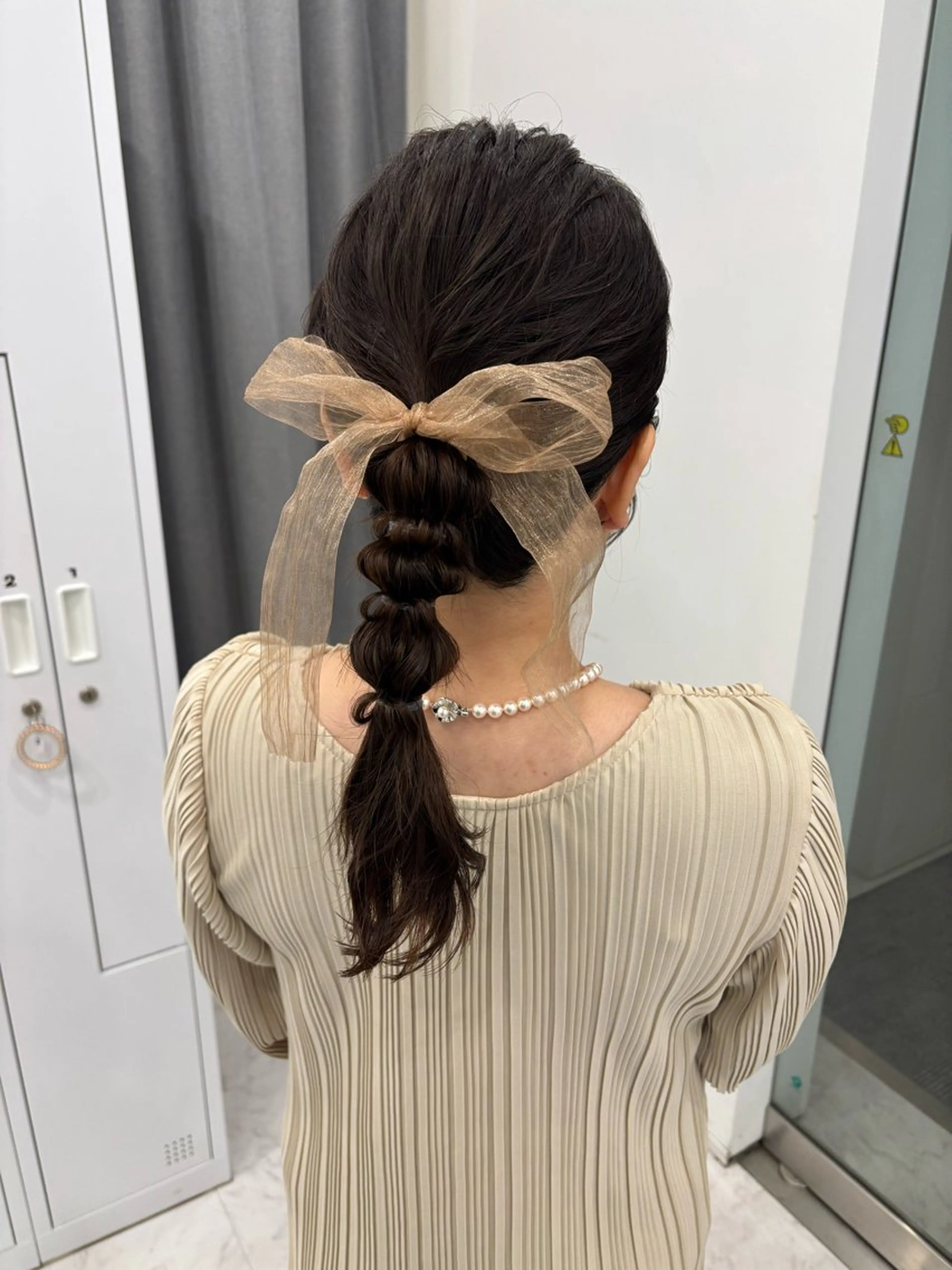 ヘアアレンジ 結婚式・ブライダル ヘアセット レイヤーカット🎀 kanaのヘアスタイル