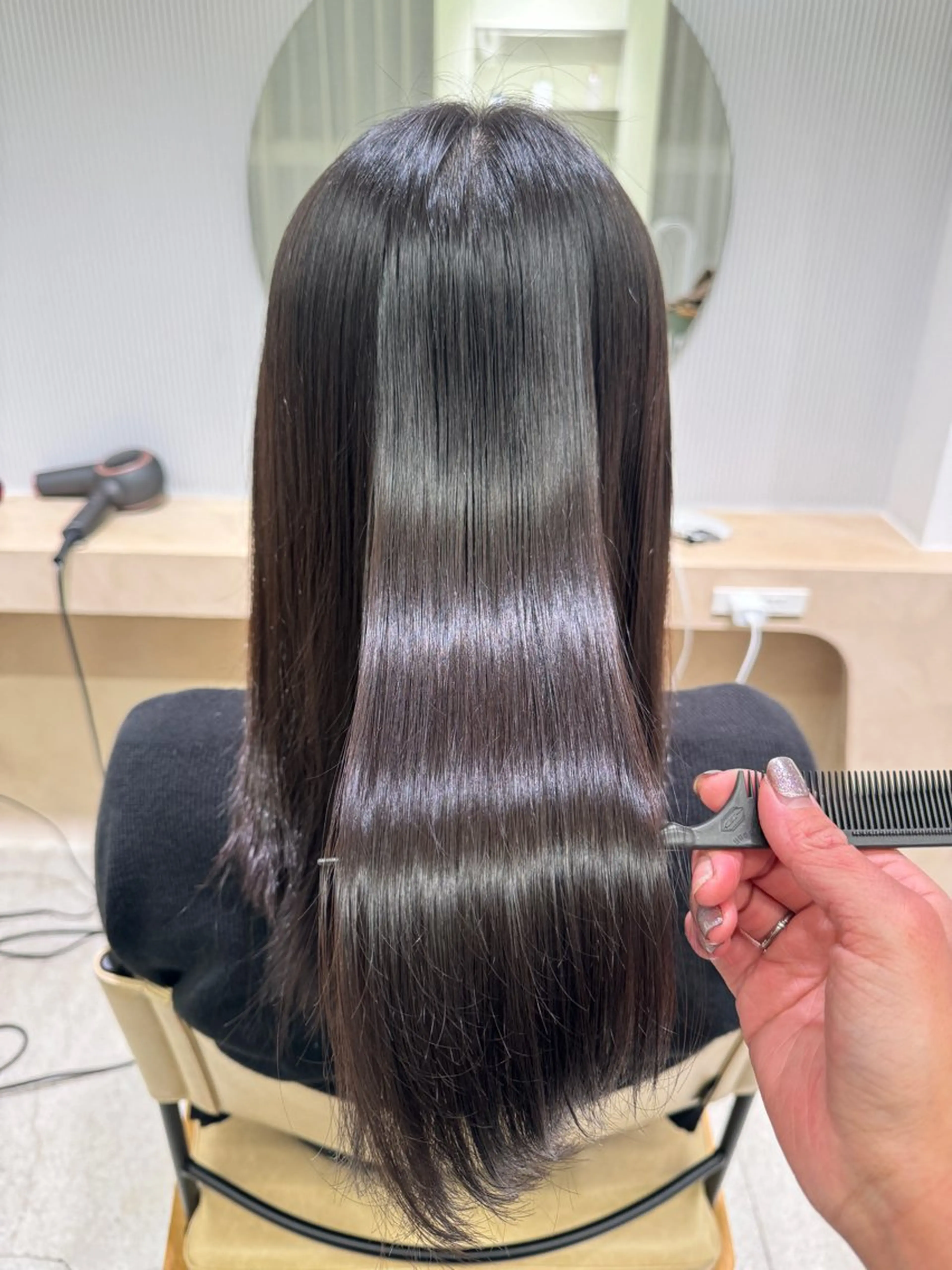 パーマ ulu名古屋栄所属・落合しほ/韓国ヘア/ 髪質改善/縮毛矯正のヘアスタイル