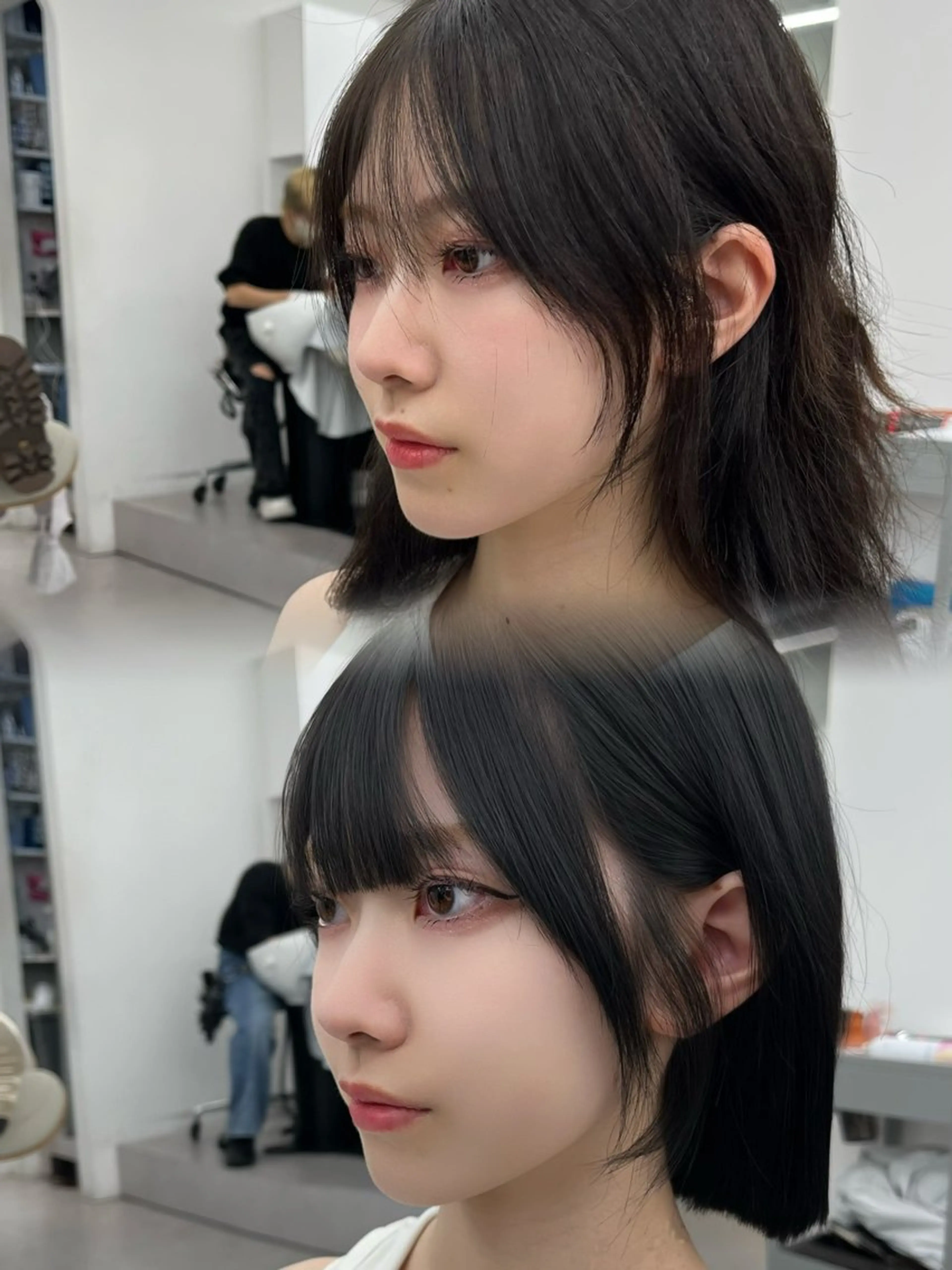 カラー カット レイヤーカット顔周り /アレンジ伊藤彪真のヘアスタイル