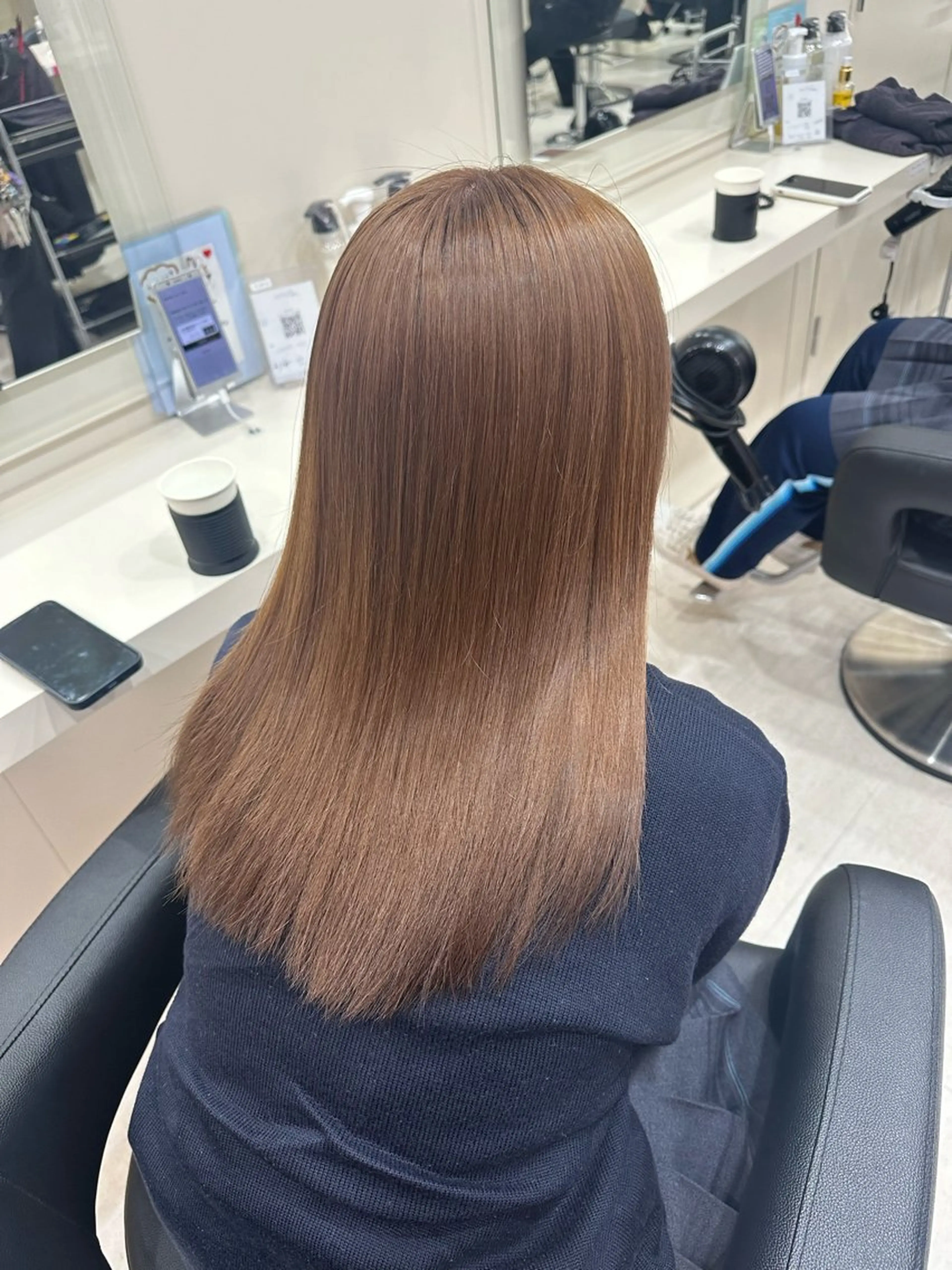 セミロング カラー ヘアアレンジ 🎀 yuuka🎀のヘアスタイル