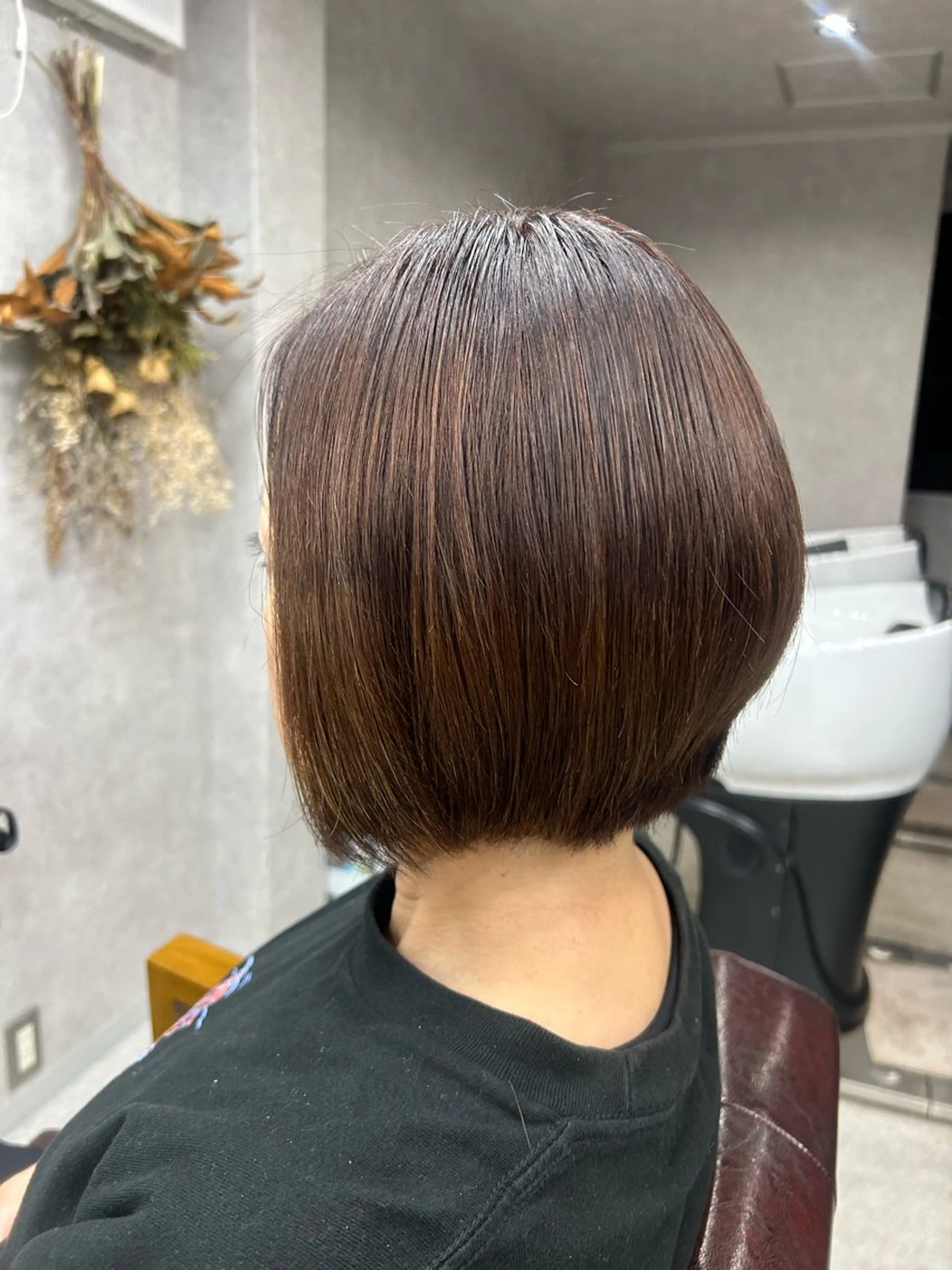 ショート カラー カット ヘアカラー トリートメント Lien 深井店のヘアスタイル
