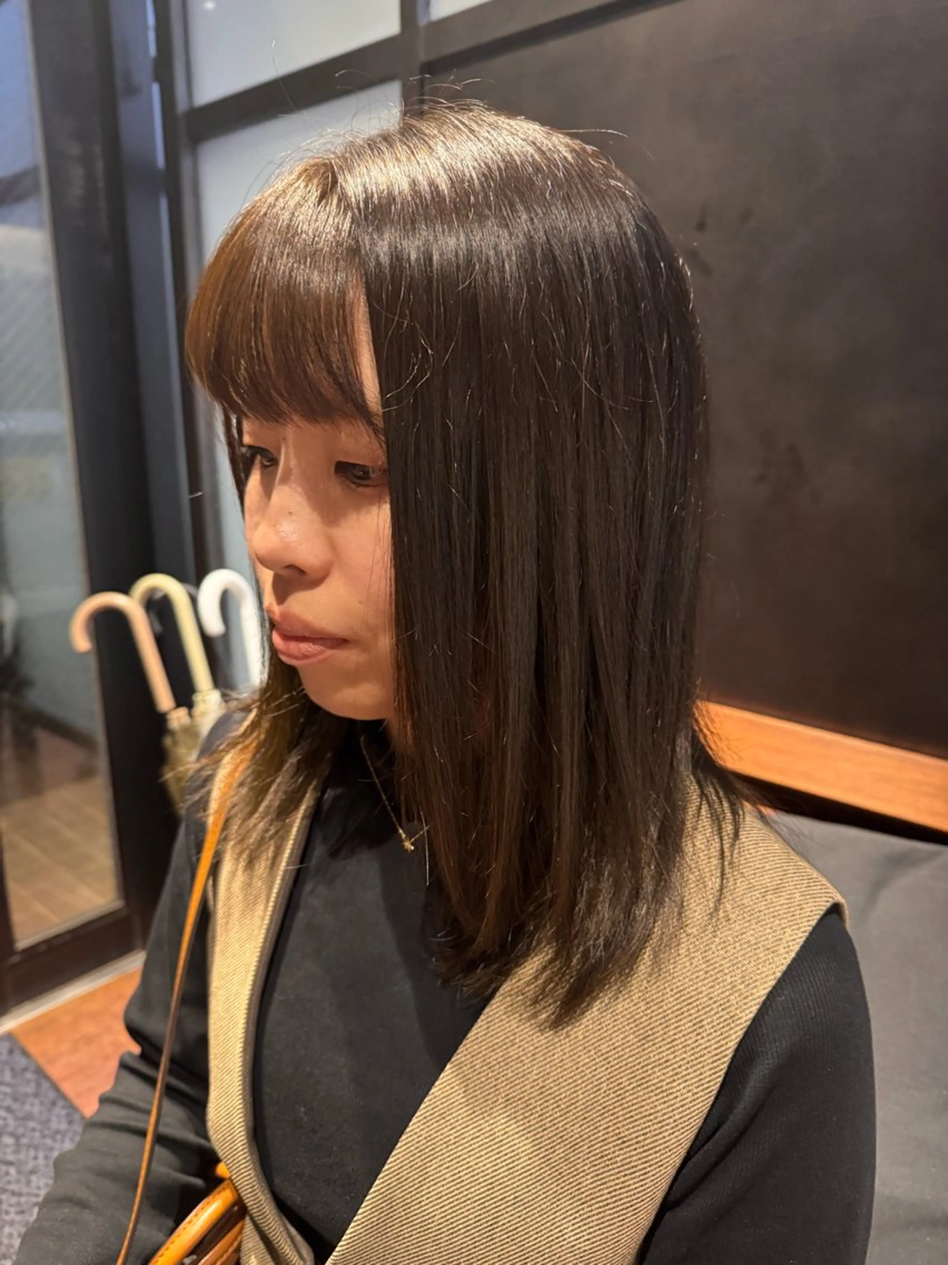 カラー sora/ 暖色カラー🌷のヘアスタイル