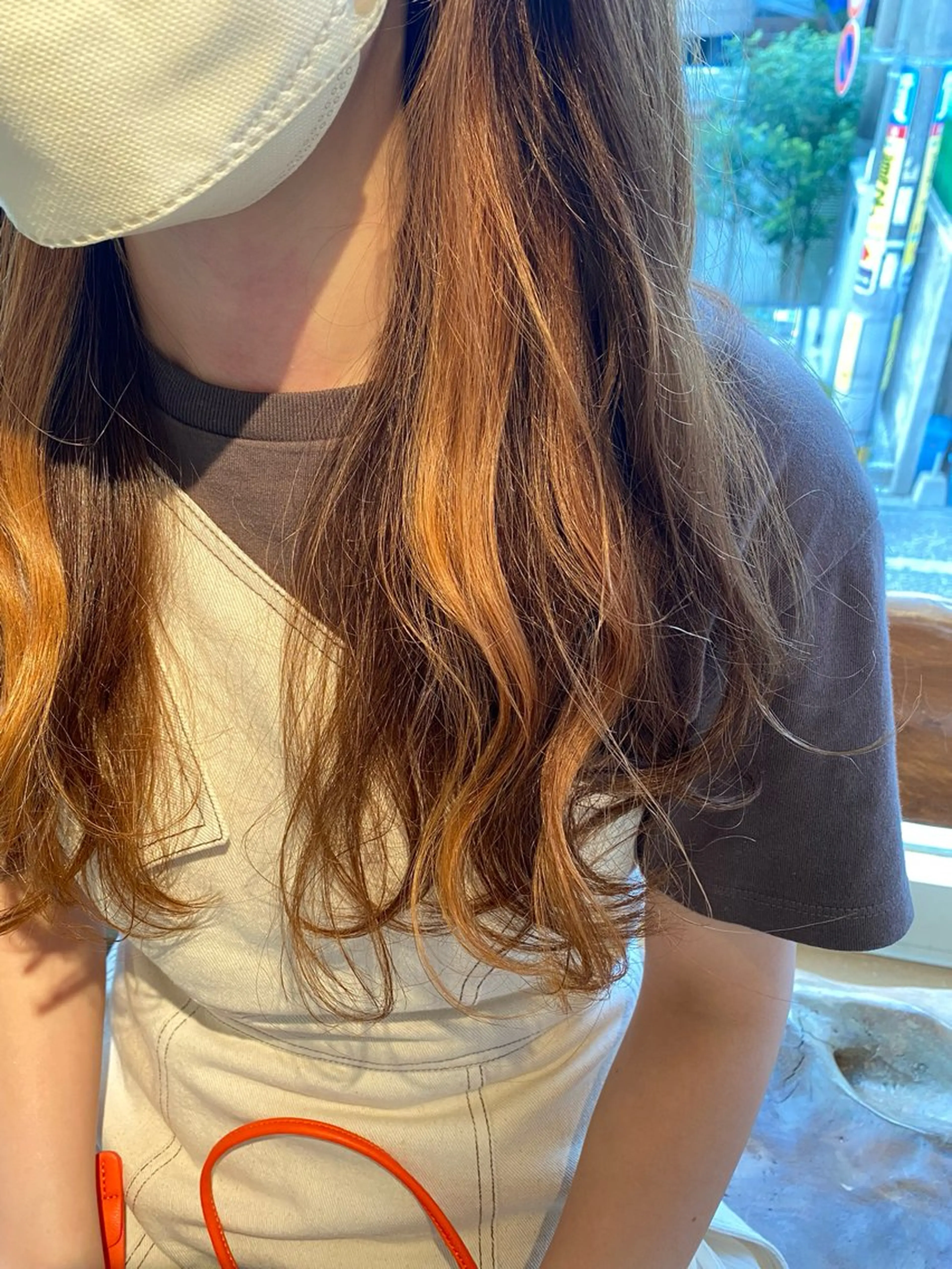 ロング カラー パーマ 岩谷 美香のヘアスタイル