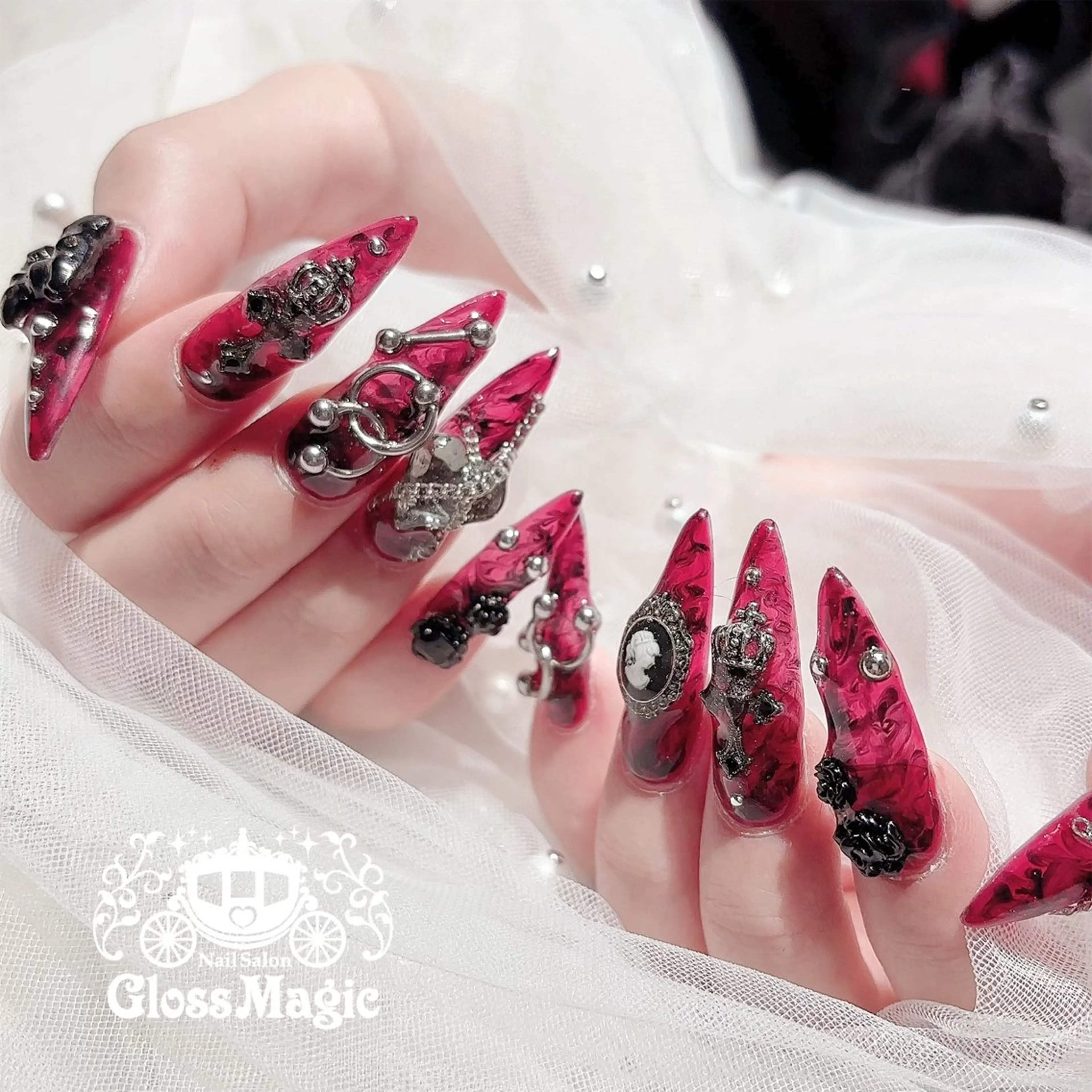 ネイル ハンドネイル あ きのネイルデザイン