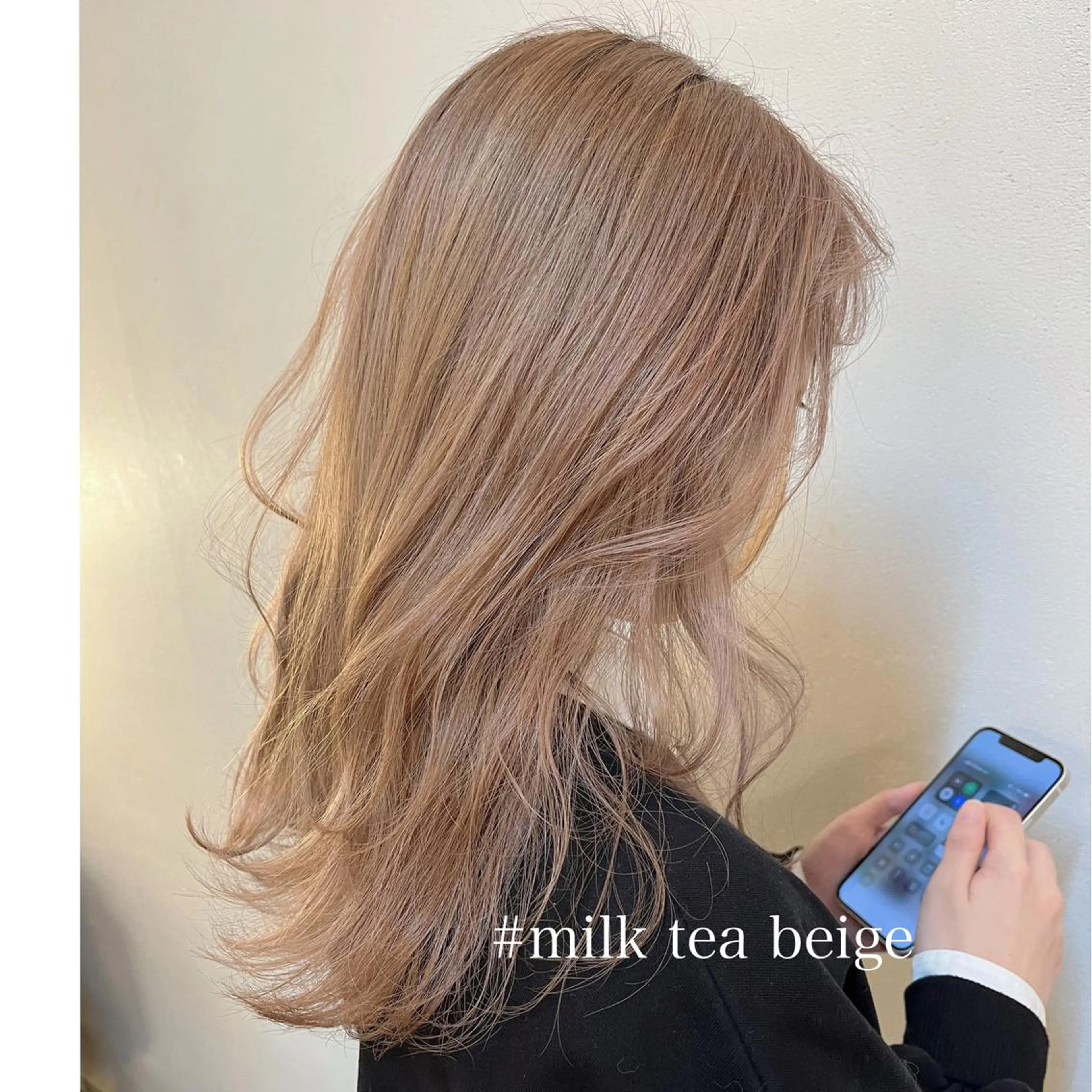 セミロング ヘアカラー bijou chiharuのマツエク・マツパデザイン