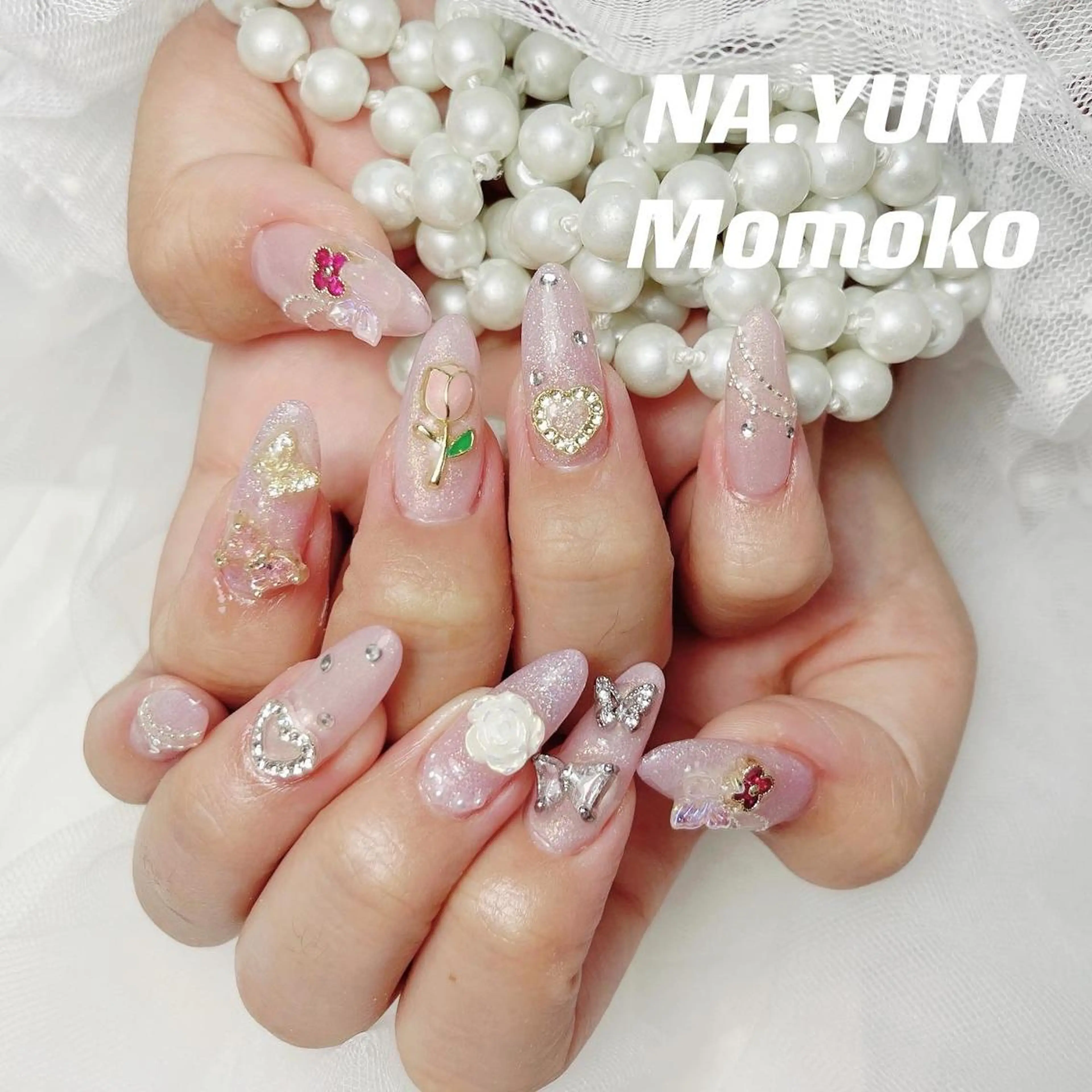 ネイル ハンドネイル 🎀 moo～ 🎀のネイルデザイン