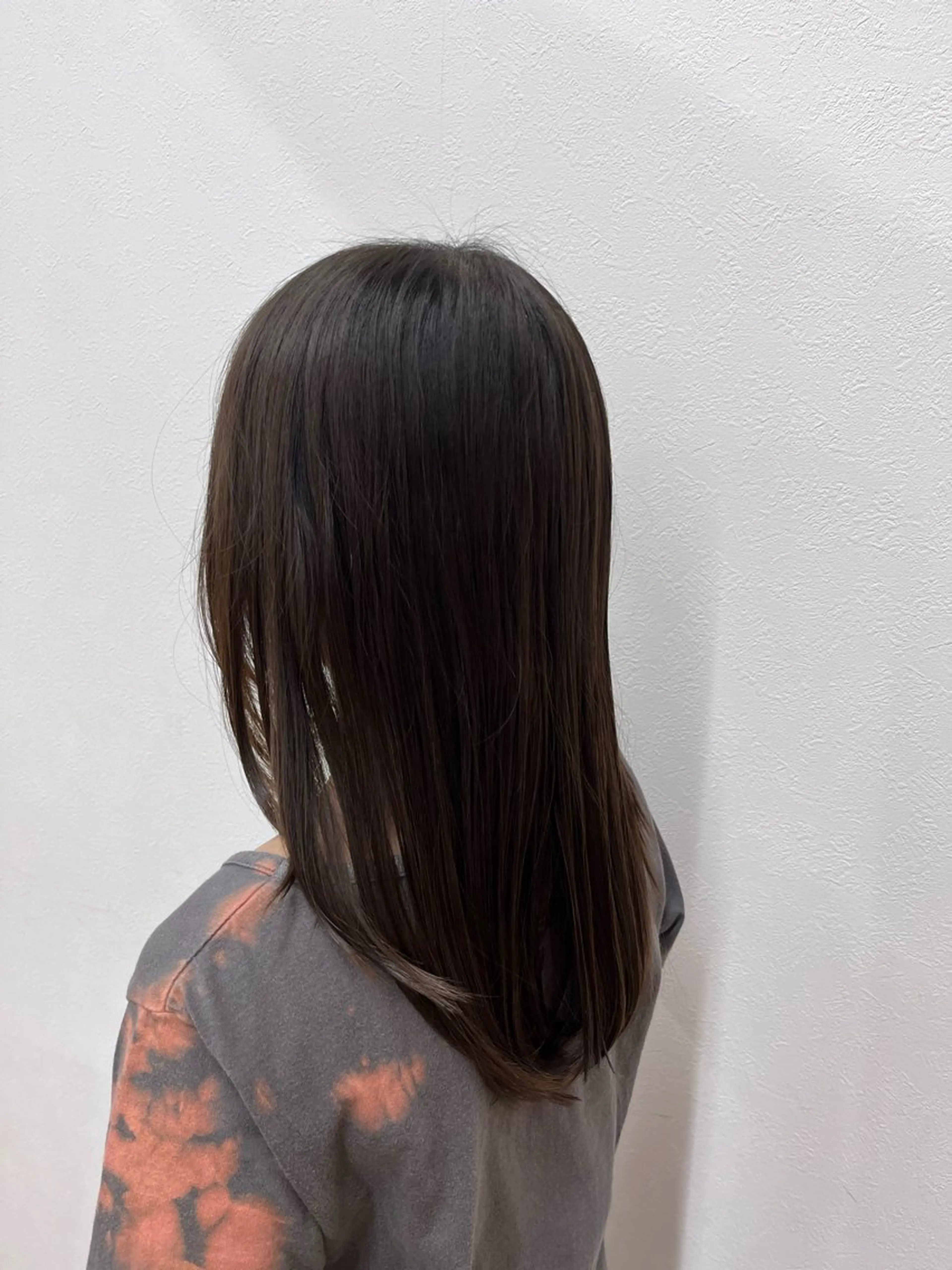 ミディアム 顔周りカット レイヤーカット セミjrスタイリスト /田尾凌雅のヘアスタイル