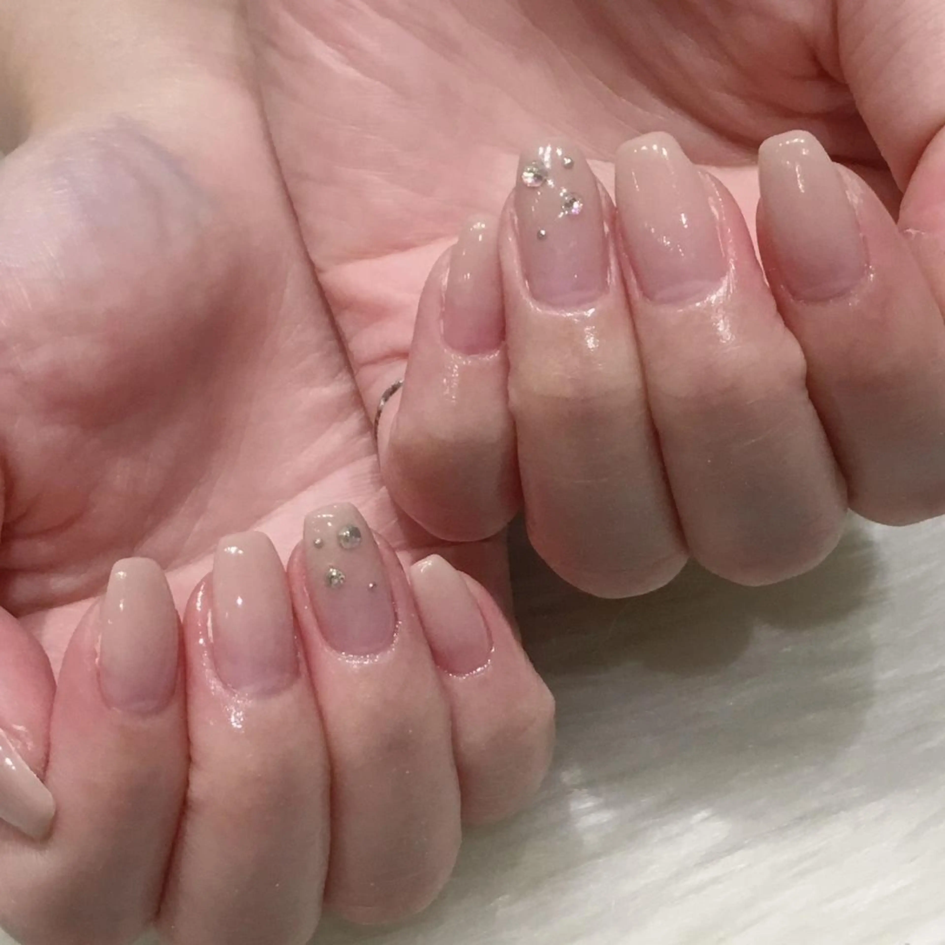 ネイル シンプルネイル ハンドネイル Kanai Harukaのネイルデザイン