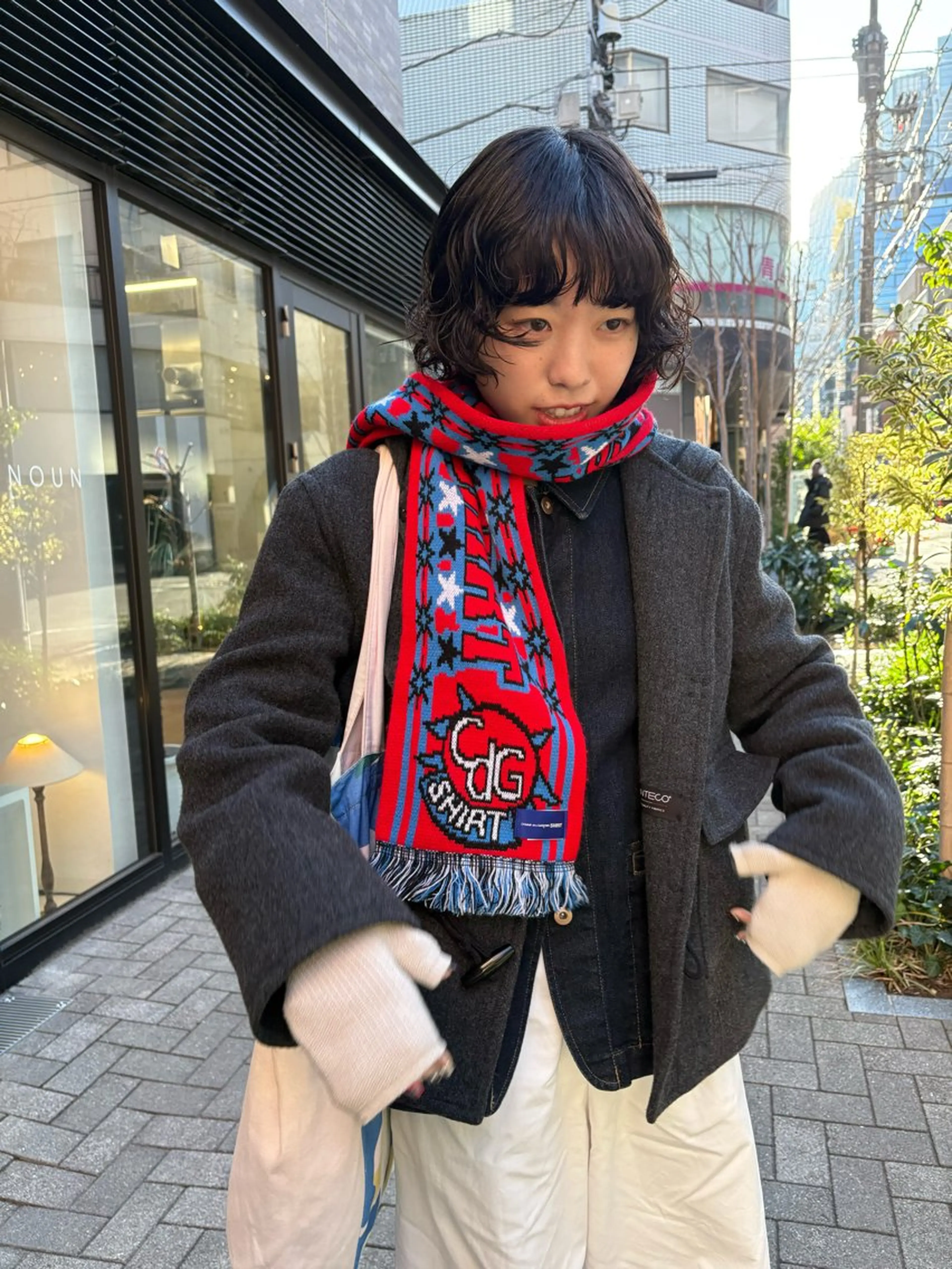 ショート カラー パーマ NOUN所属・eri kinjoのヘアスタイル