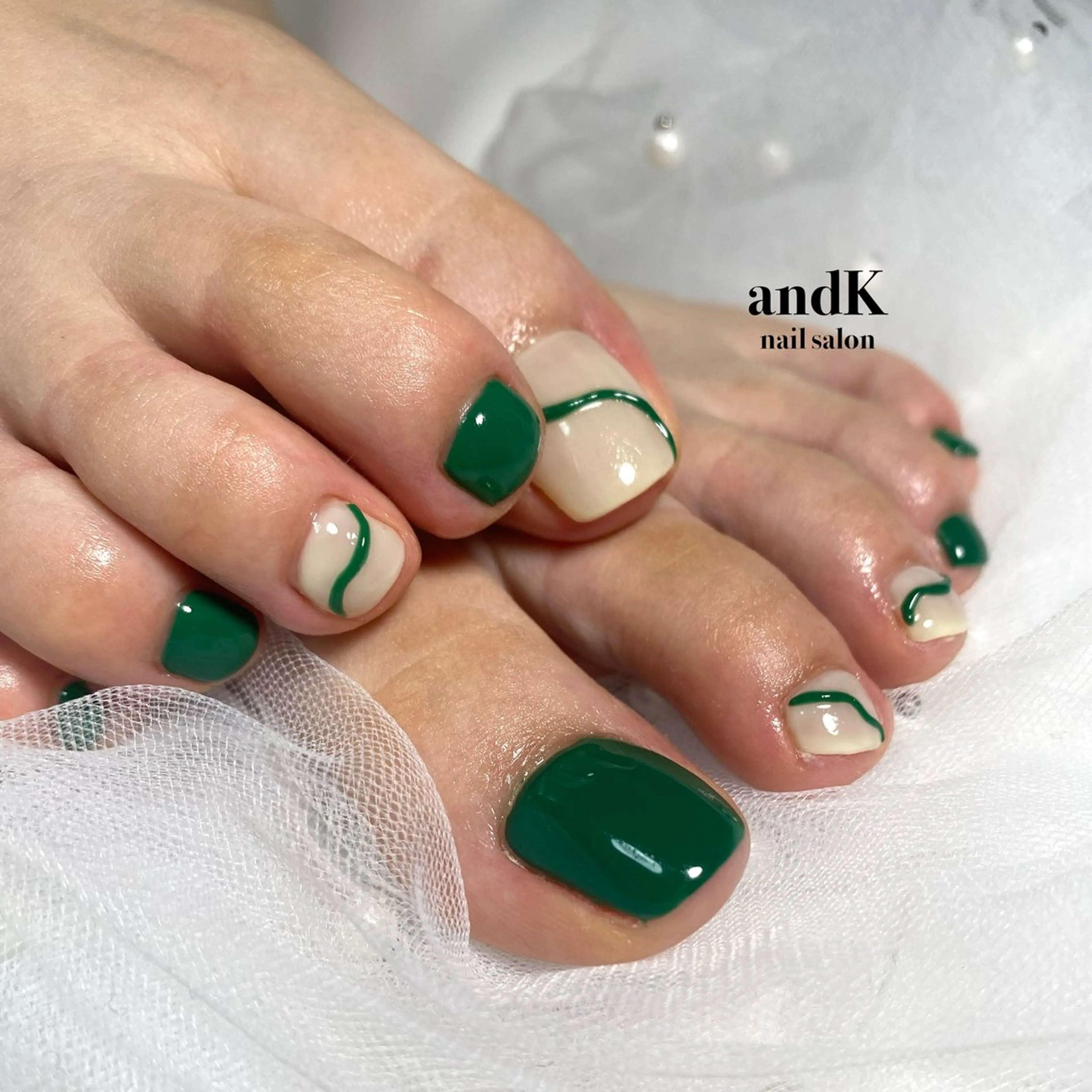 ネイル ワンカラーネイル andK nail salonのネイルデザイン