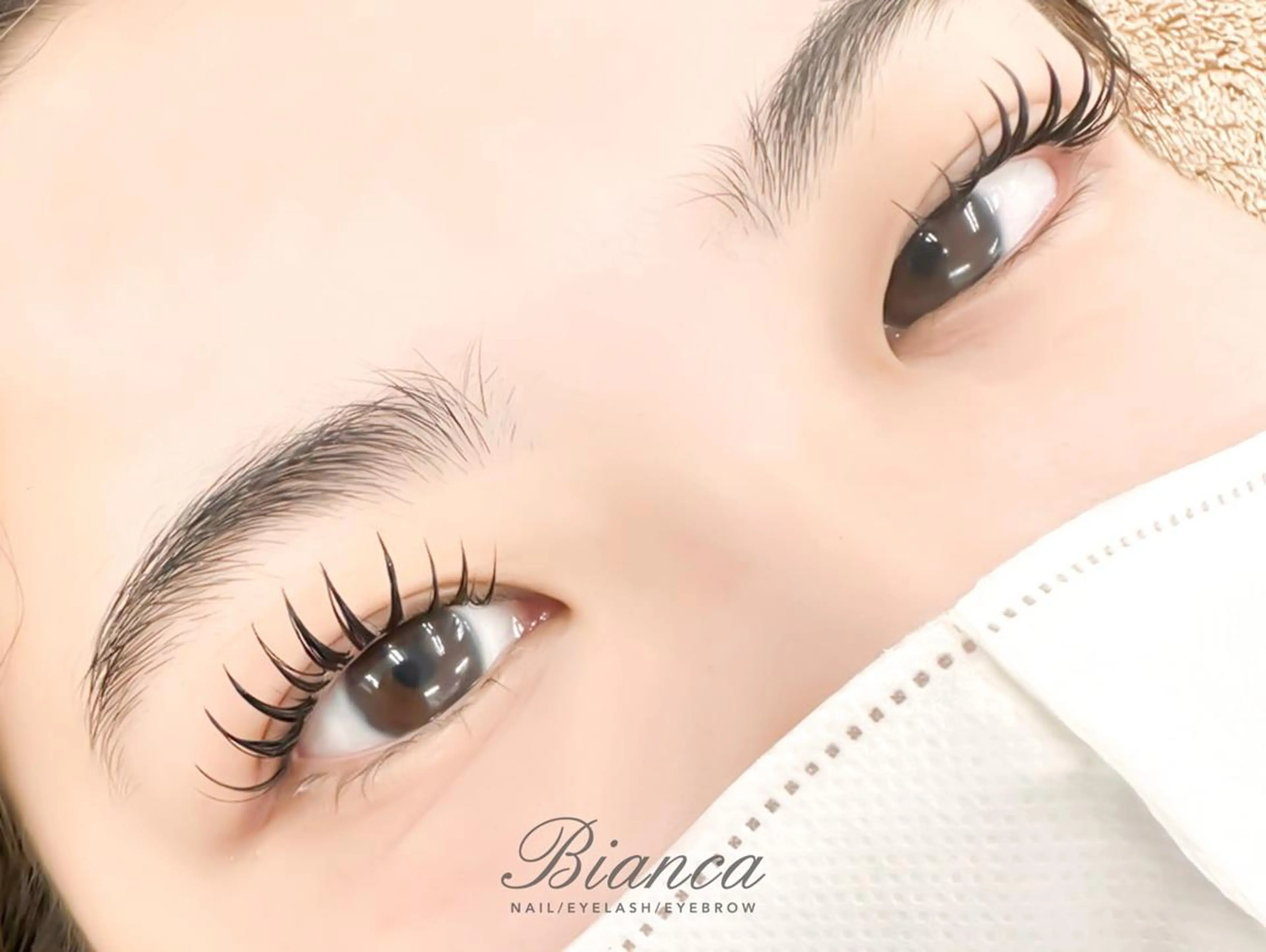 【&Healthyアンドヘルシー】フラットラッシュ100~120本+まつ毛カール¥9580の写真