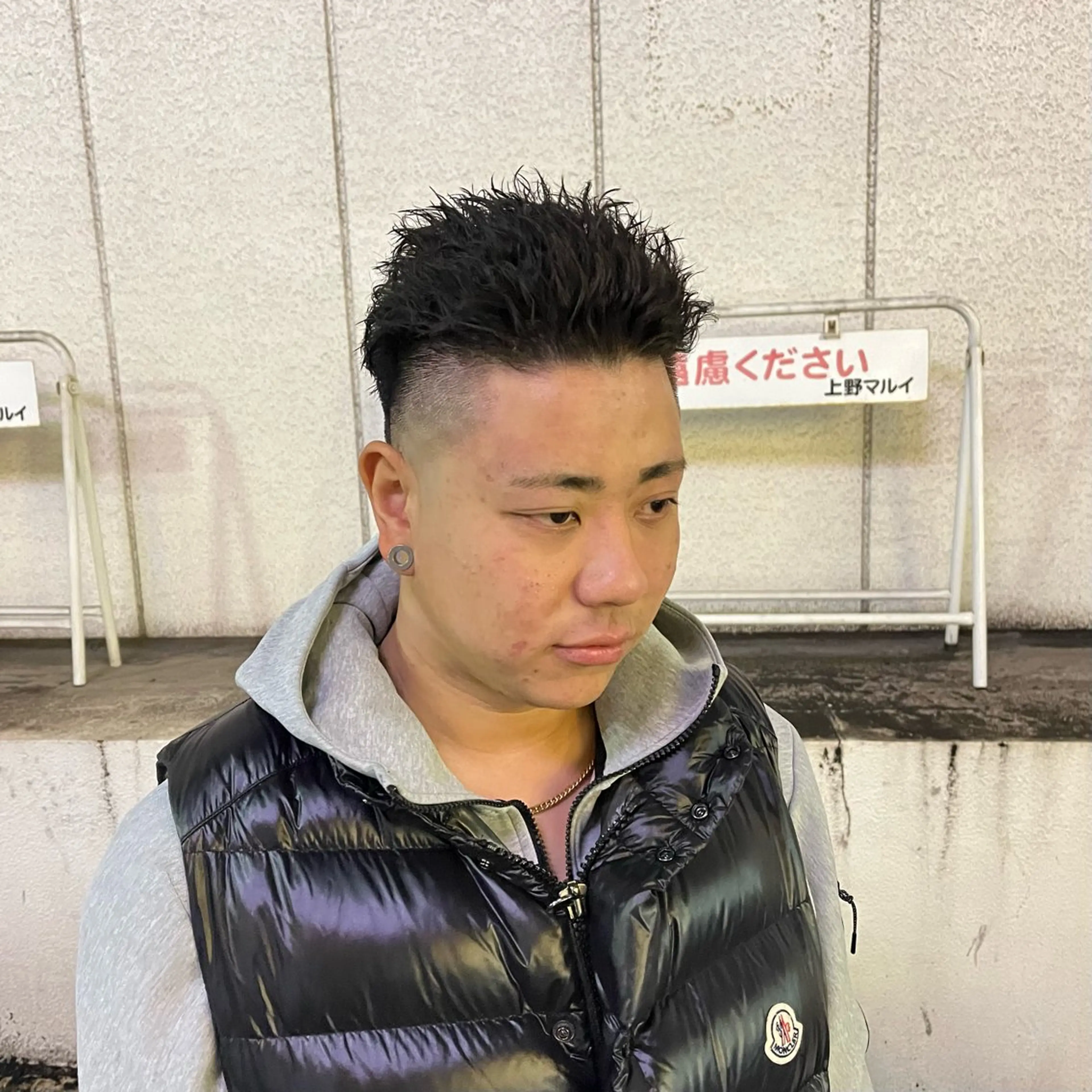 パーマ メンズ オールバック メンズパーマ メンズツイストパーマ ツイストパーマ STUG’S 上野御徒町/前田桃果のヘアスタイル