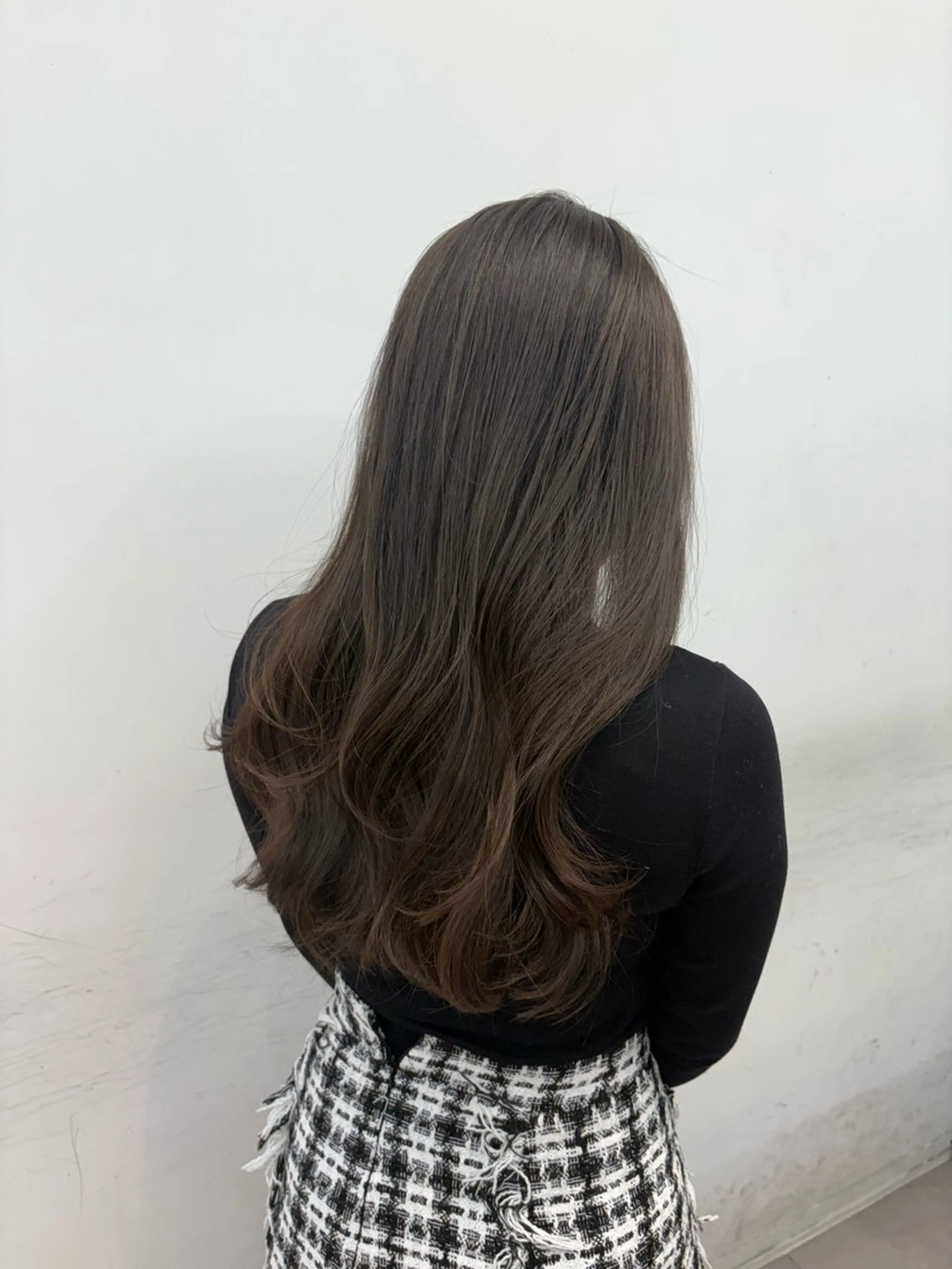 ロング カラー カット ヘアカラー nok所属・レイヤー/ベージュ/ どますず🌺のヘアスタイル