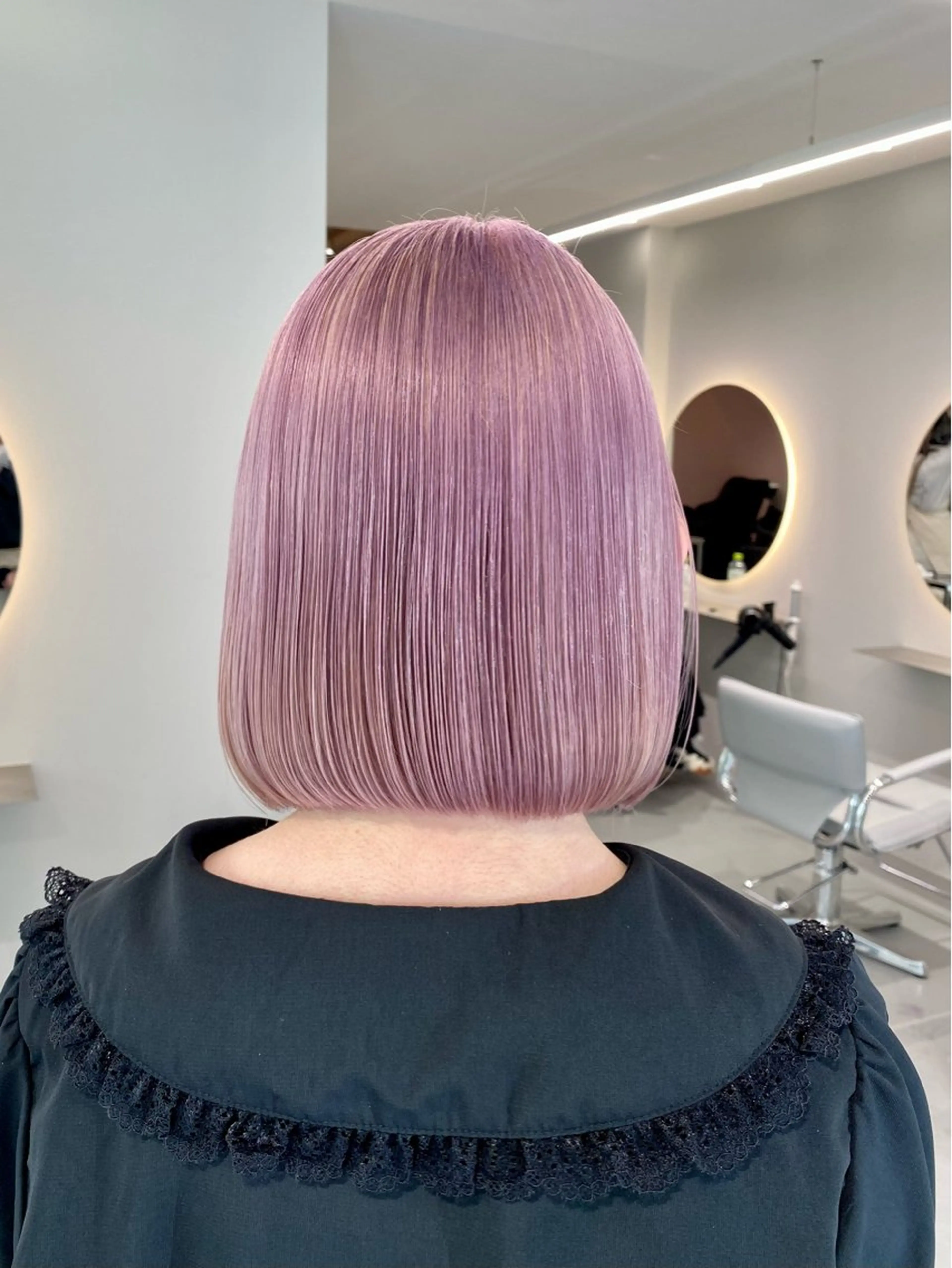 ショート カラー ヘアアレンジ ヘアカラー SOL.JINGUMAE所属・原宿・デザインカラー YUI🤍ྀིのヘアスタイル