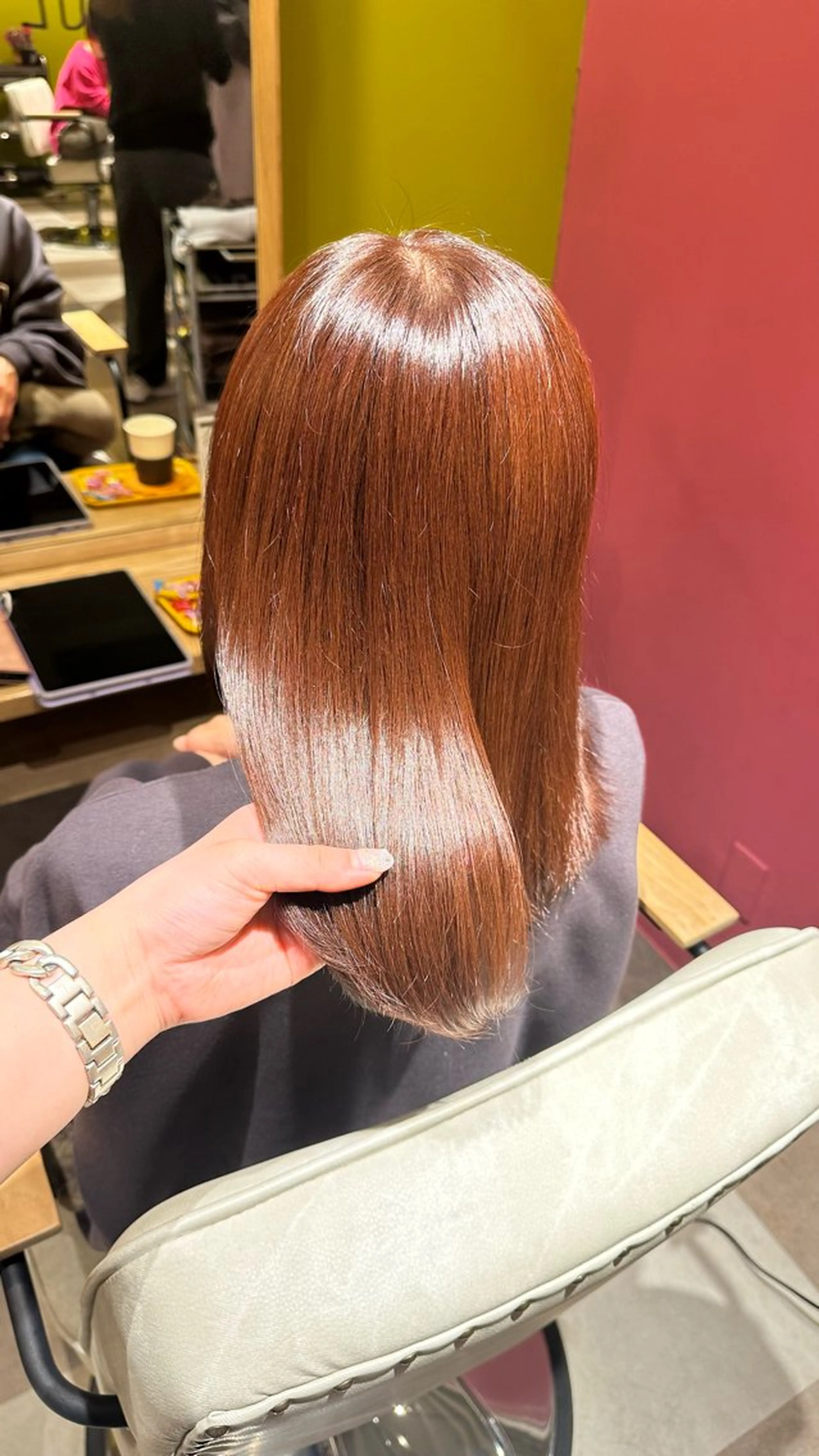 ミディアム カラー ヘアカラー 【echelle】 あむのヘアスタイル