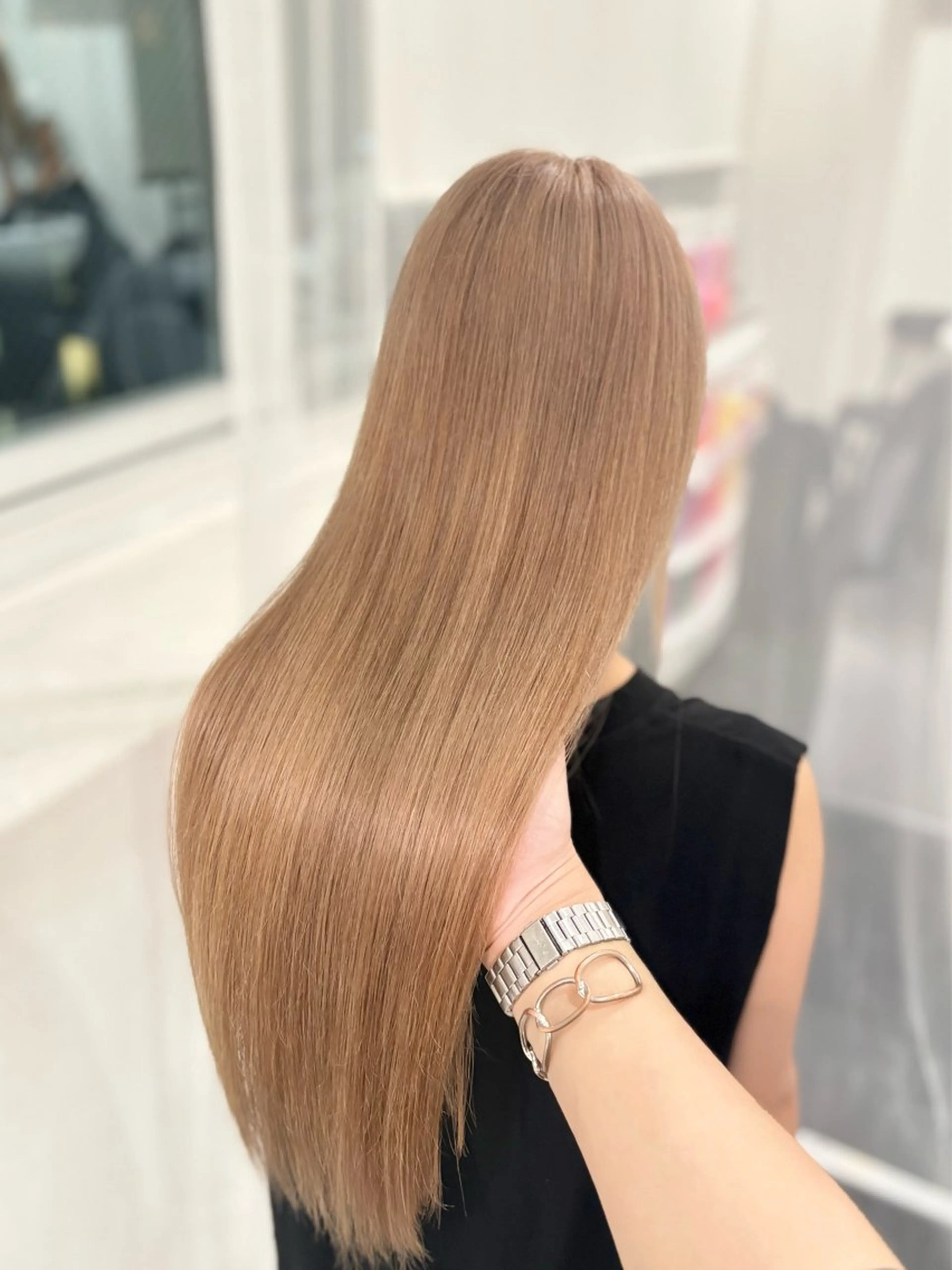 ロング カラー ヘアカラー トリートメント GaKu/ハイトーン /ブリーチ/ブロンドのヘアスタイル