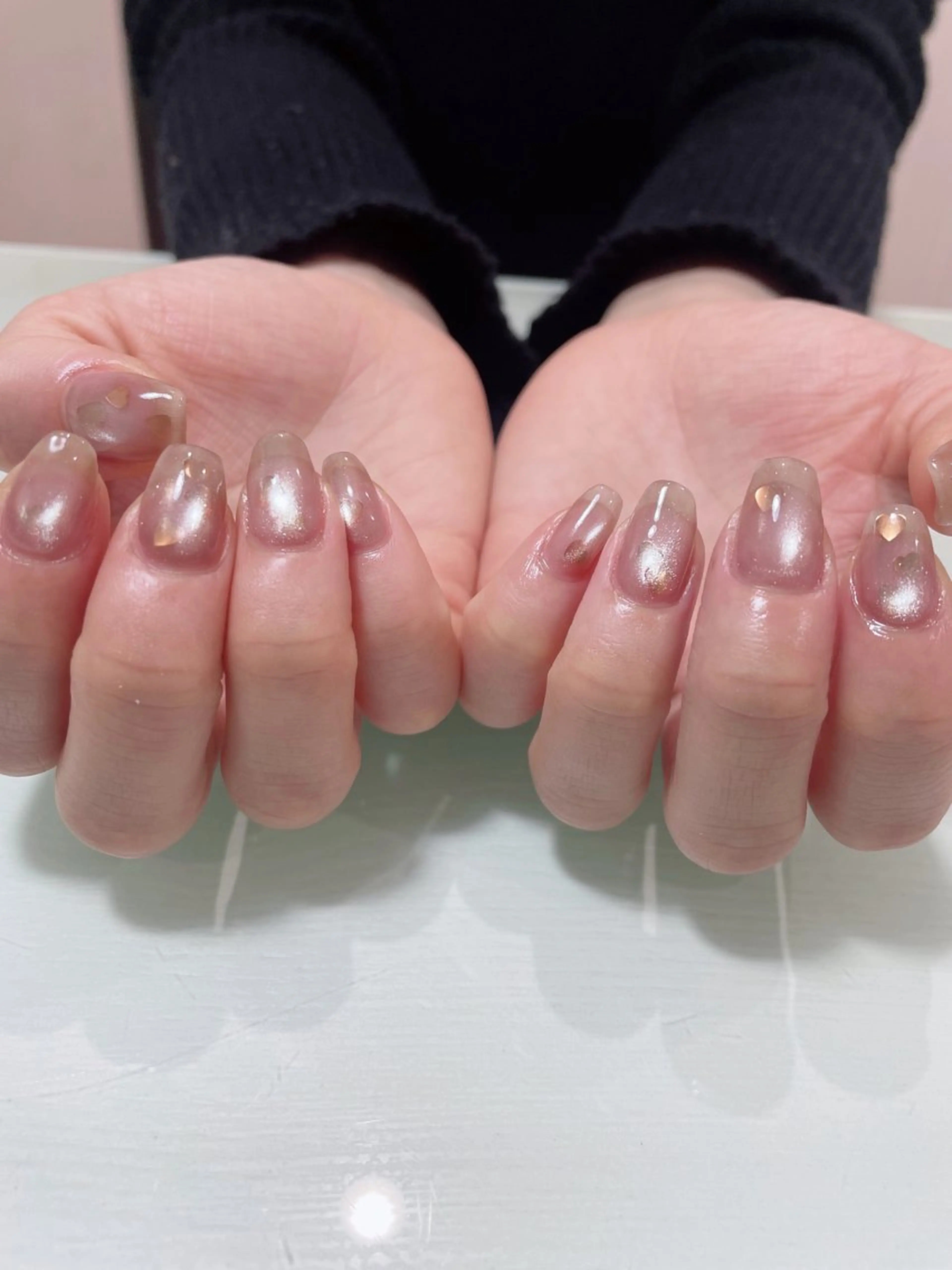 ネイル バレンタイン nails bunnyのネイルデザイン
