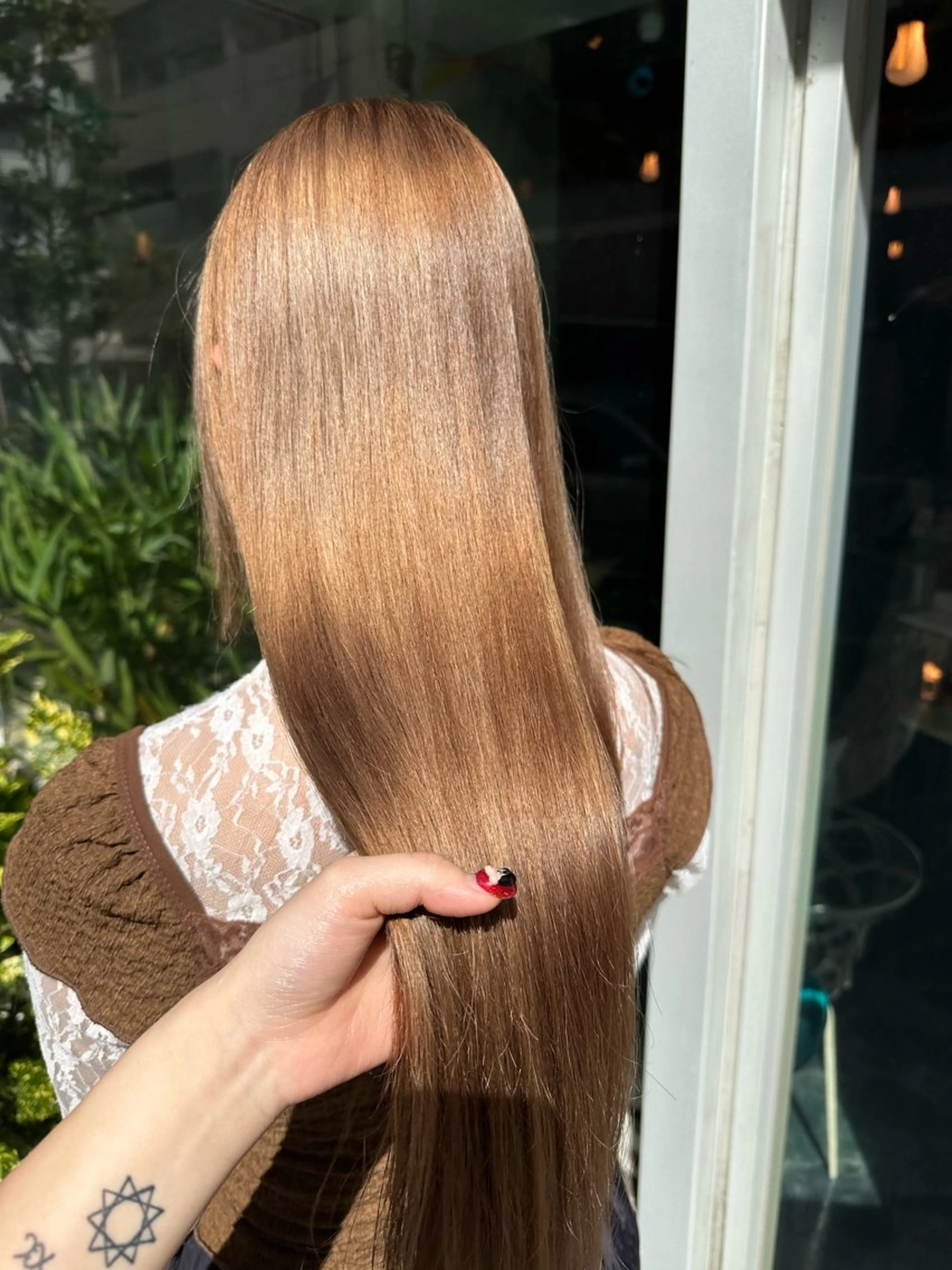 ロング 縮毛矯正 酸性ストレート/艶髪 /縮毛/sara❄️のヘアスタイル