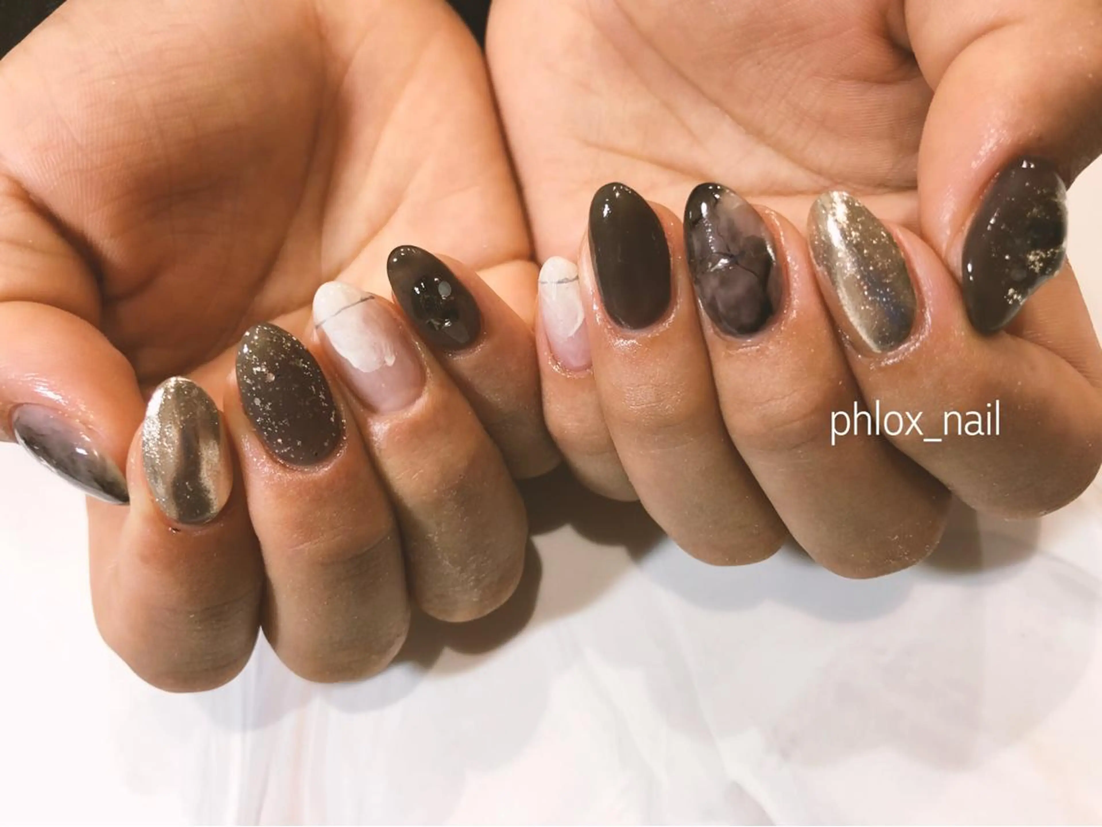 ネイル s/w ＿shokoのネイルデザイン