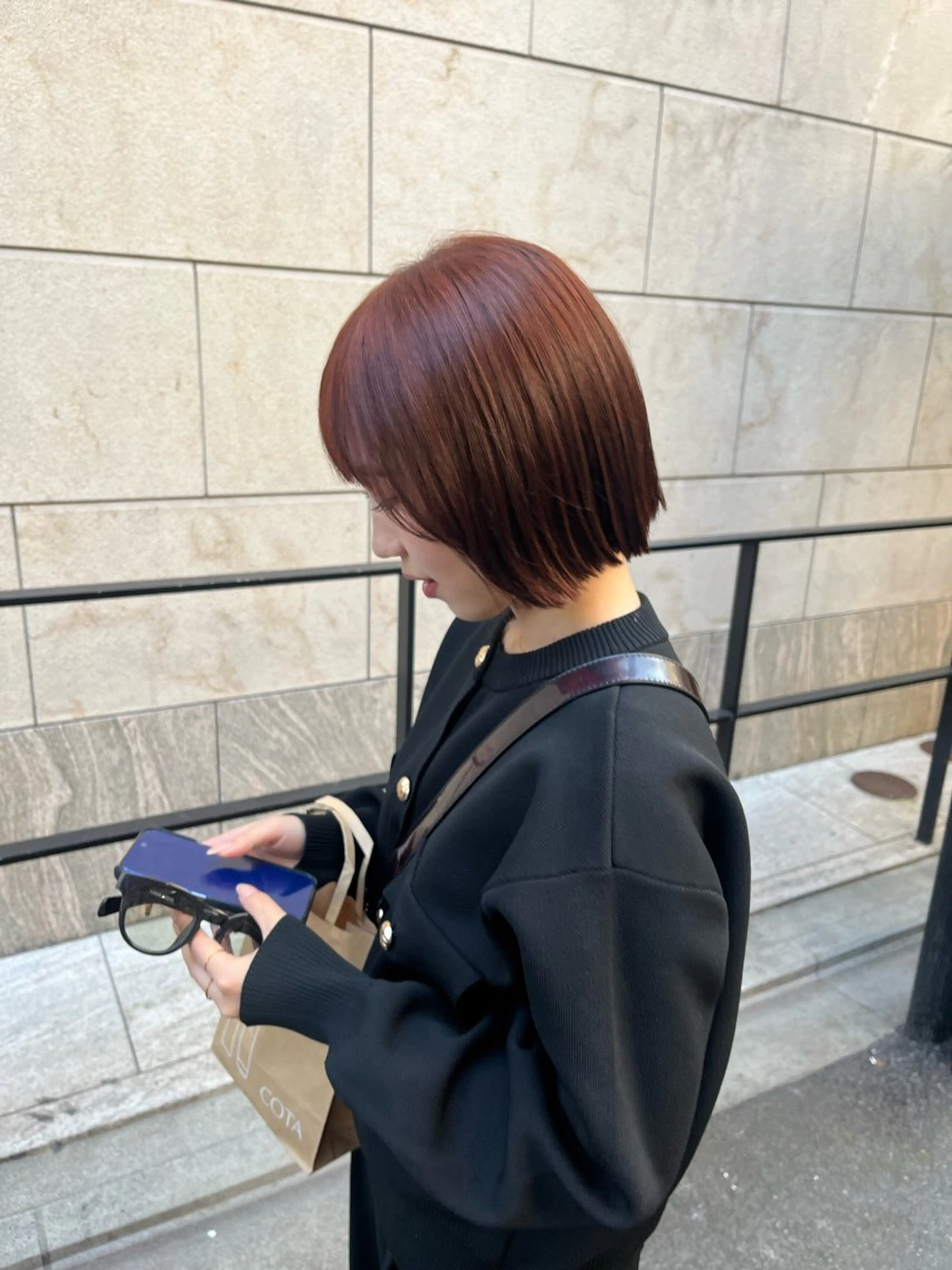 ショート カット ヘアカラー トリートメント 髪質改善/美髪 透明感/nanakoのヘアスタイル