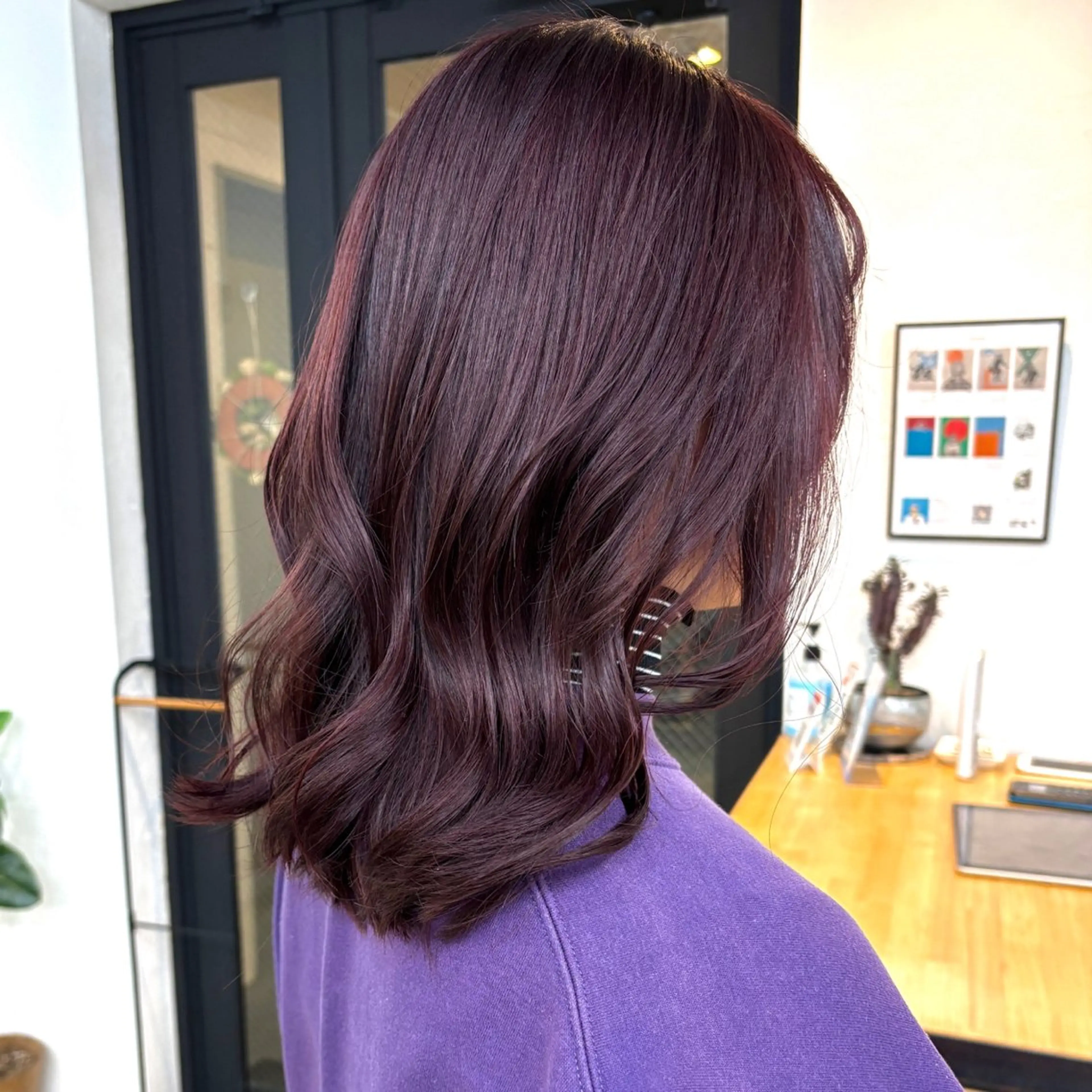 ミディアム カラー 暖色カラー/天神/ ヘイマサクラのヘアスタイル