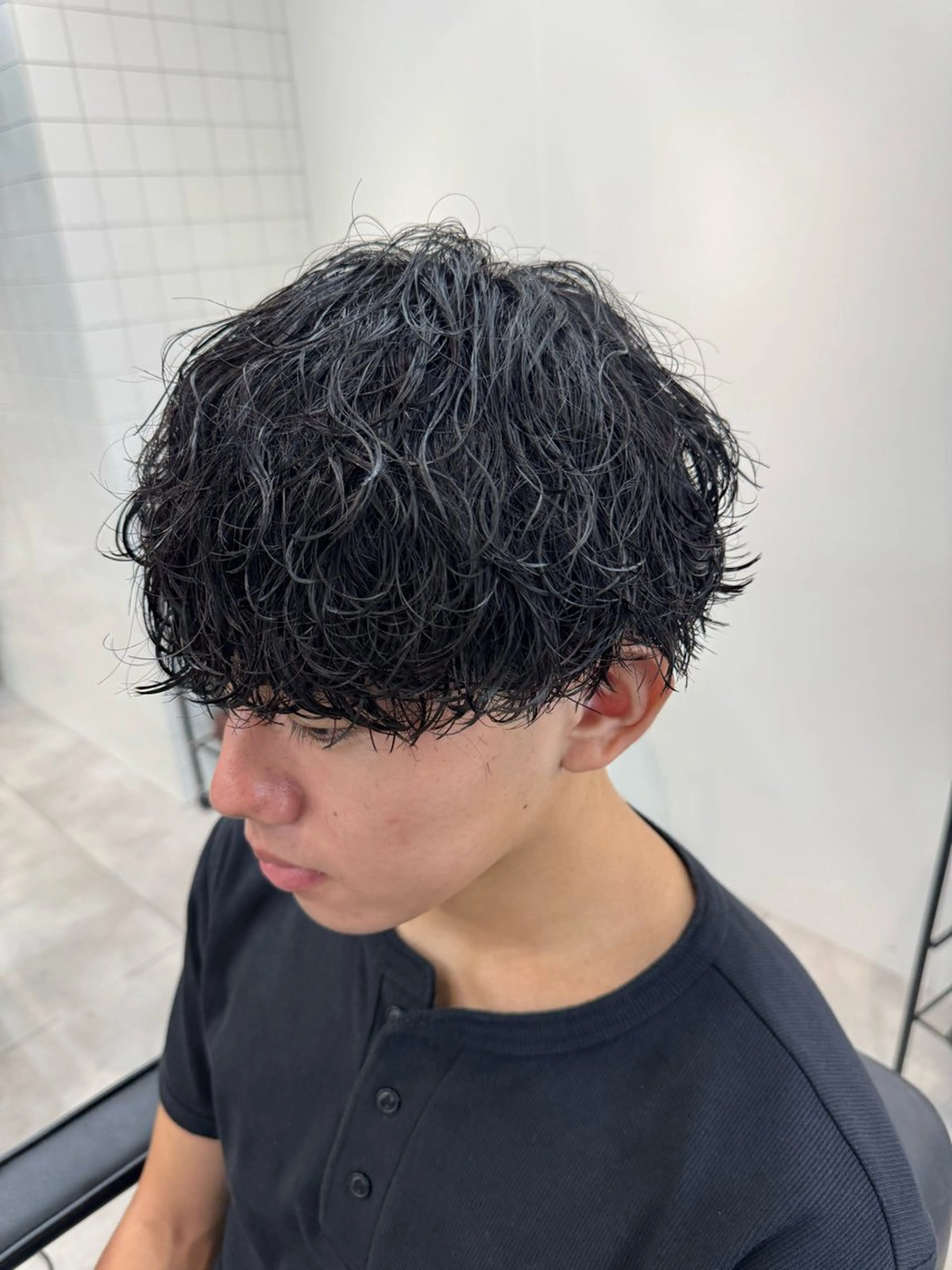 パーマ メンズ メンズパーマ 波巻きパーマ カット パーマ 大宮メンズ特化/パー マ職人/小川藍人のヘアスタイル