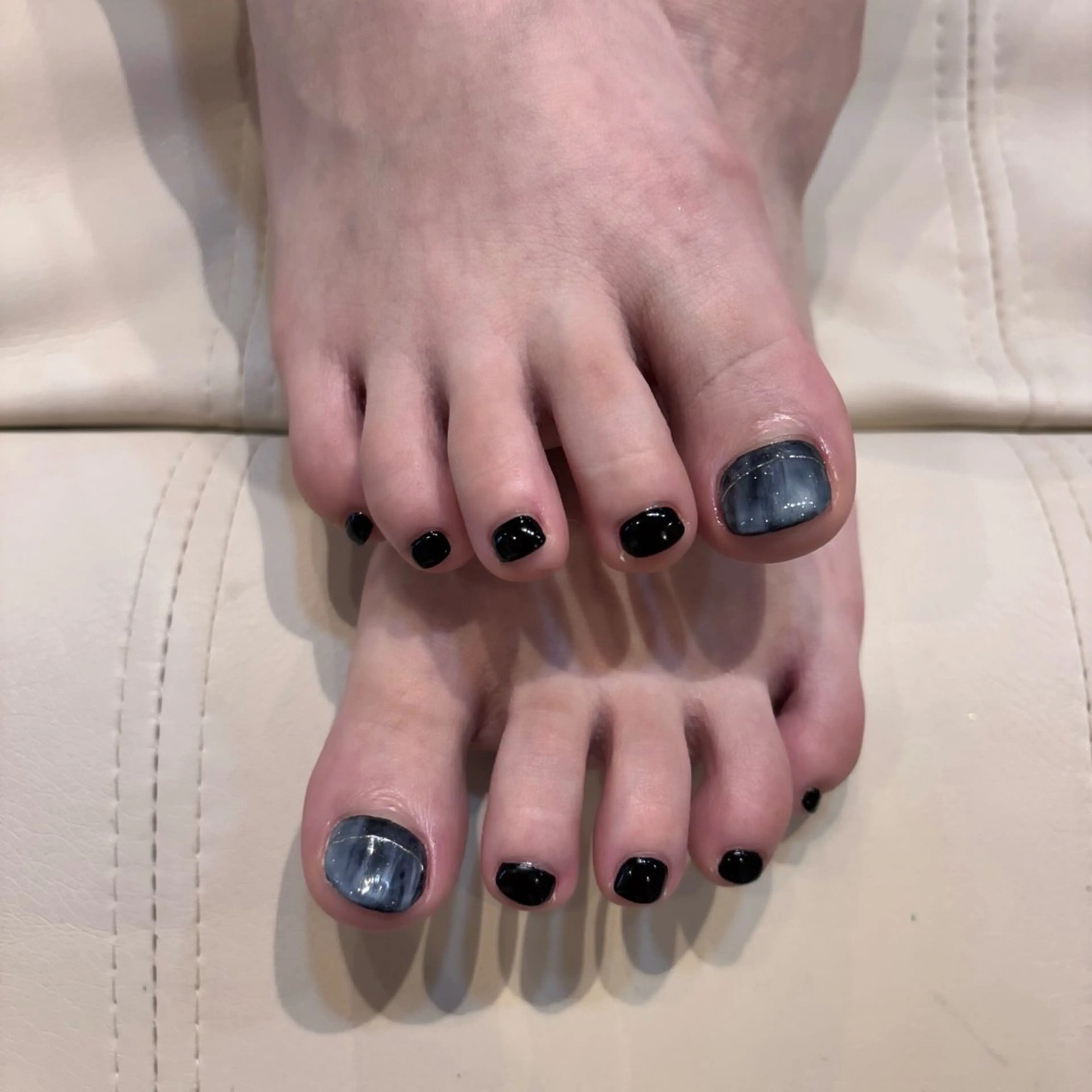 ネイル アートネイル フットネイル ジェルネイル ミラーネイル ニュアンスネイル フットネイル Bianca名駅店 安田のネイルデザイン