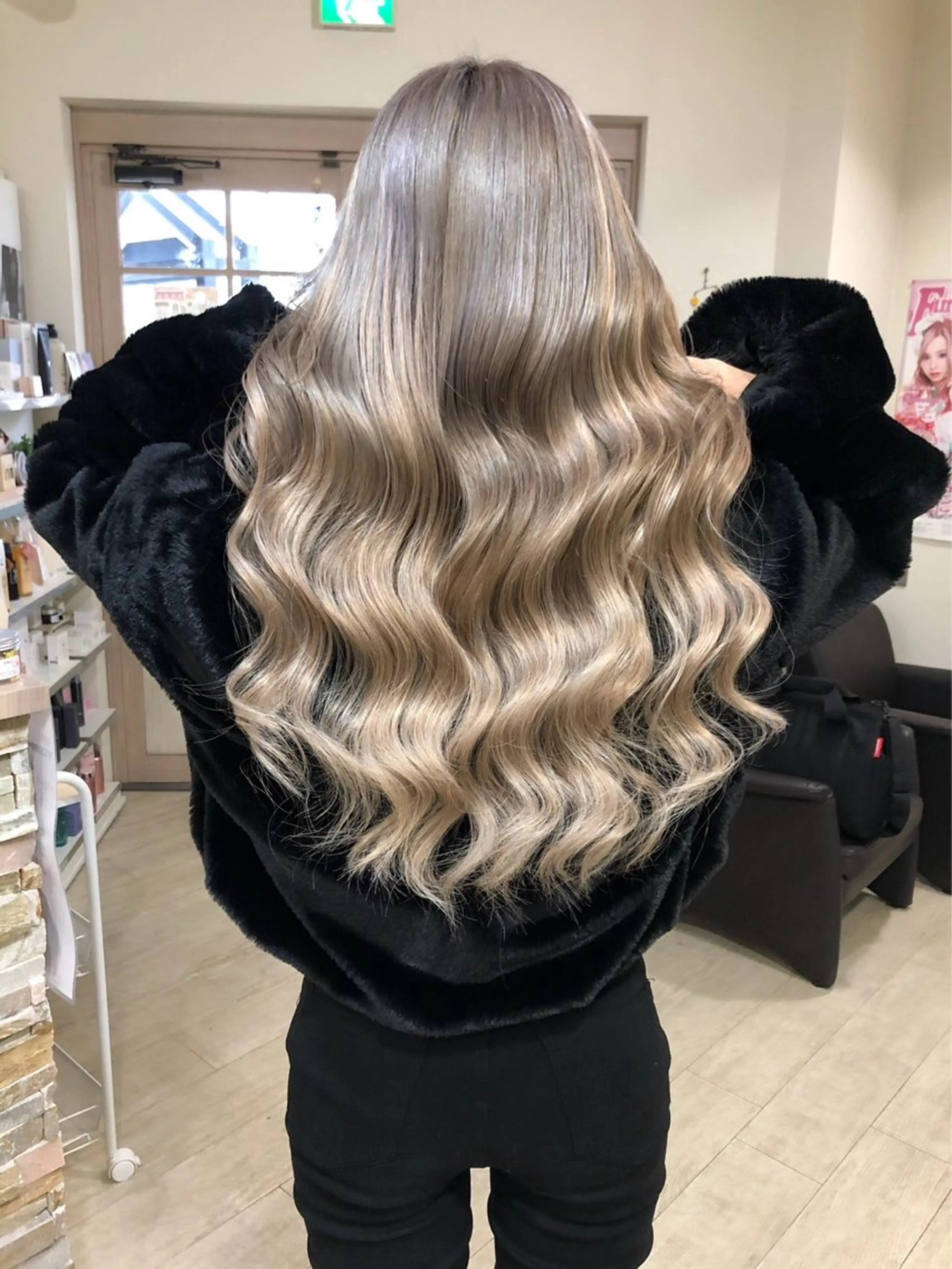 【最高級人毛100%レミー】シールエクステ40本の写真