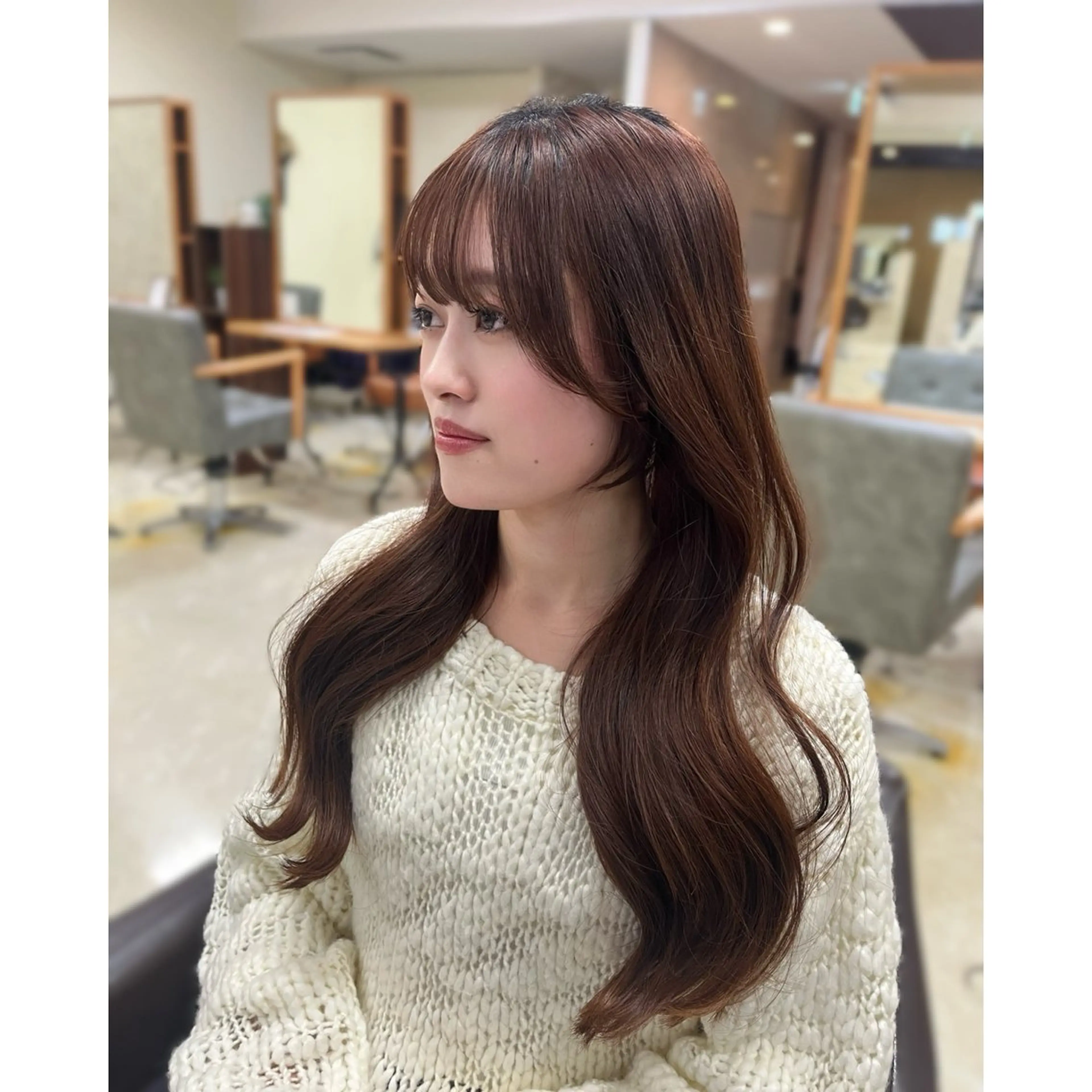 顔周りcut➕スタイリング🩷の写真