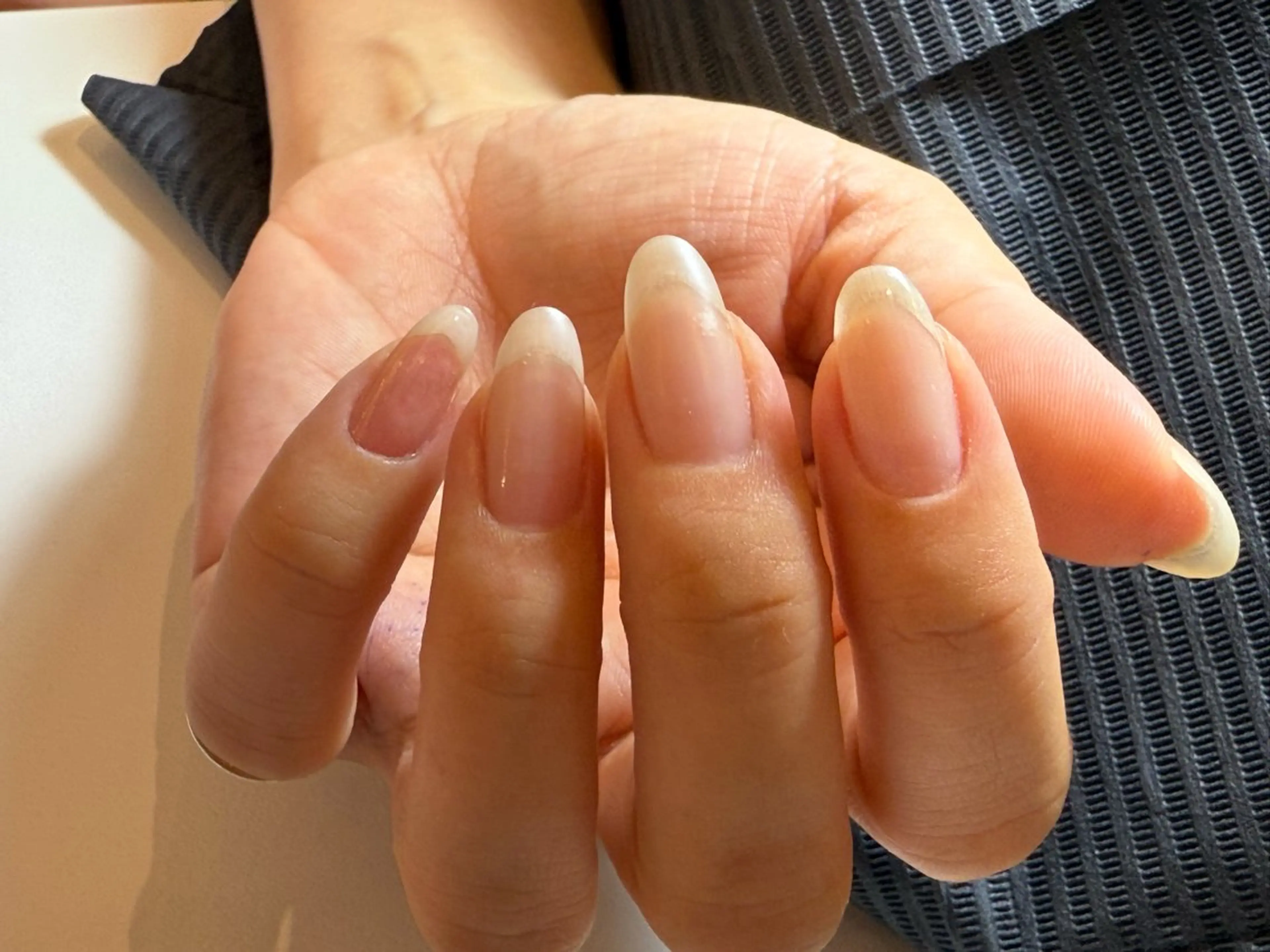 クリアハンドネイル✖️ジャグアタトゥー　オフ込みの写真