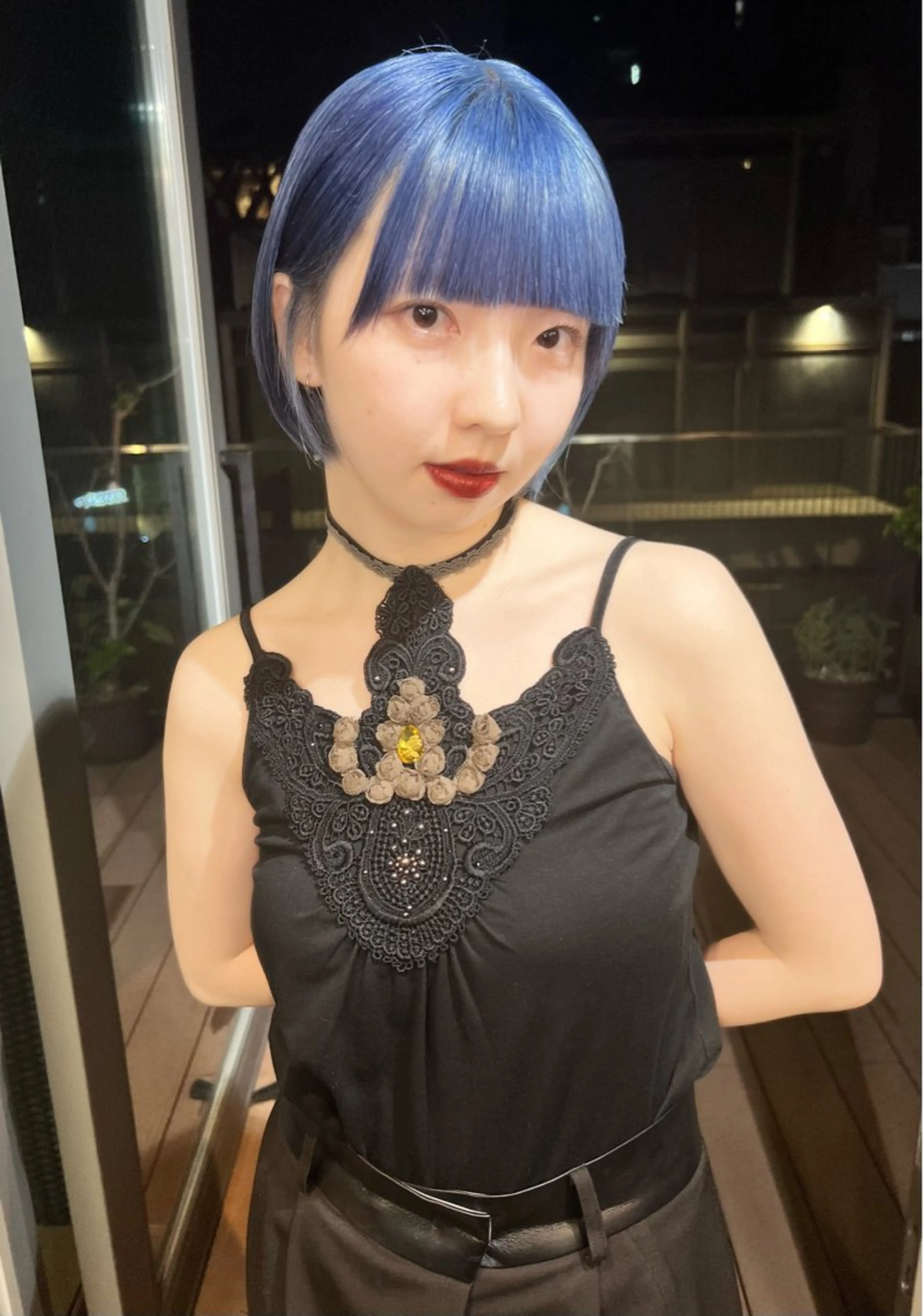 ショート ヘアカラー 山口 真世のヘアスタイル