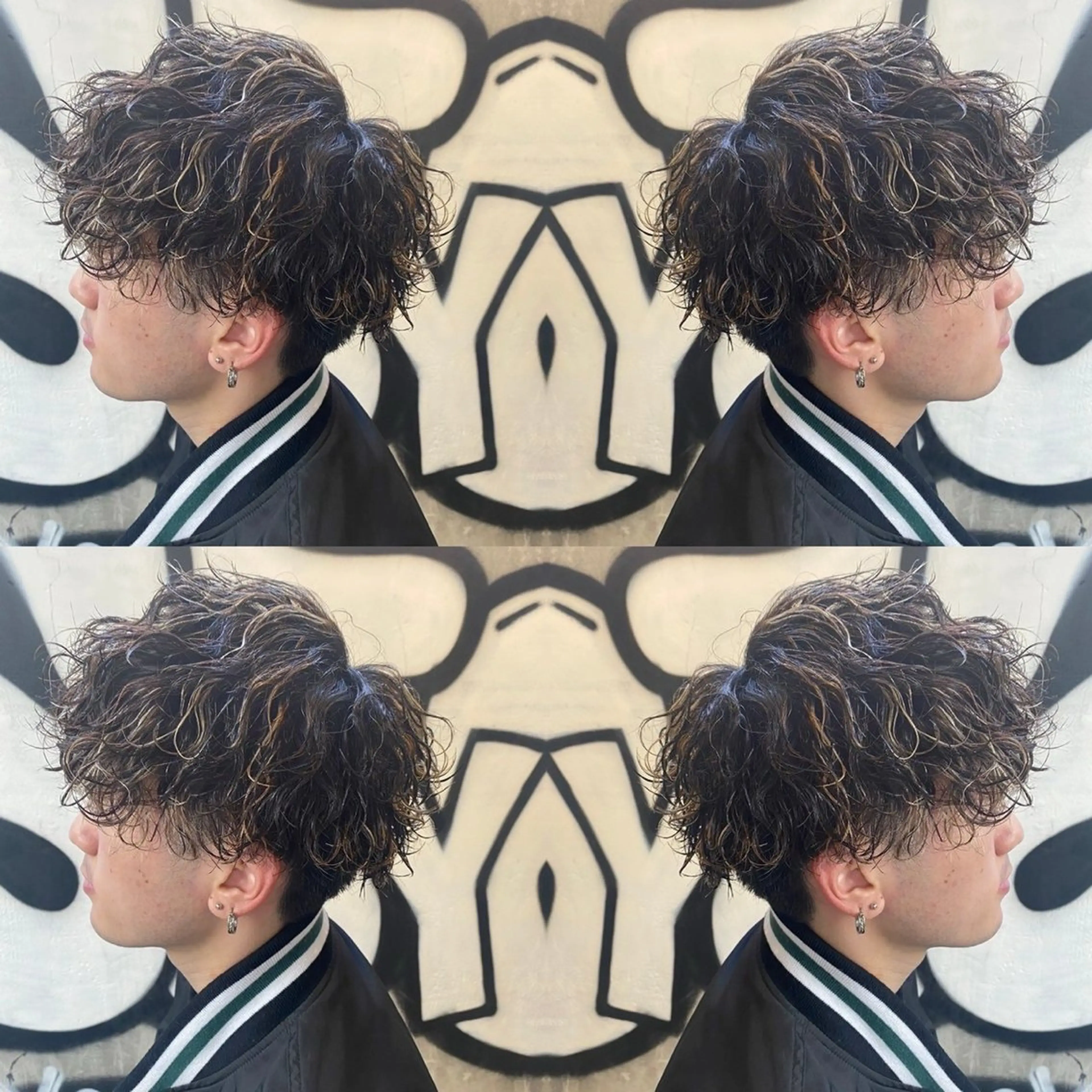 ショート メンズ ⚡️メンズパーマ特化 mens支持◎/忠地のヘアスタイル