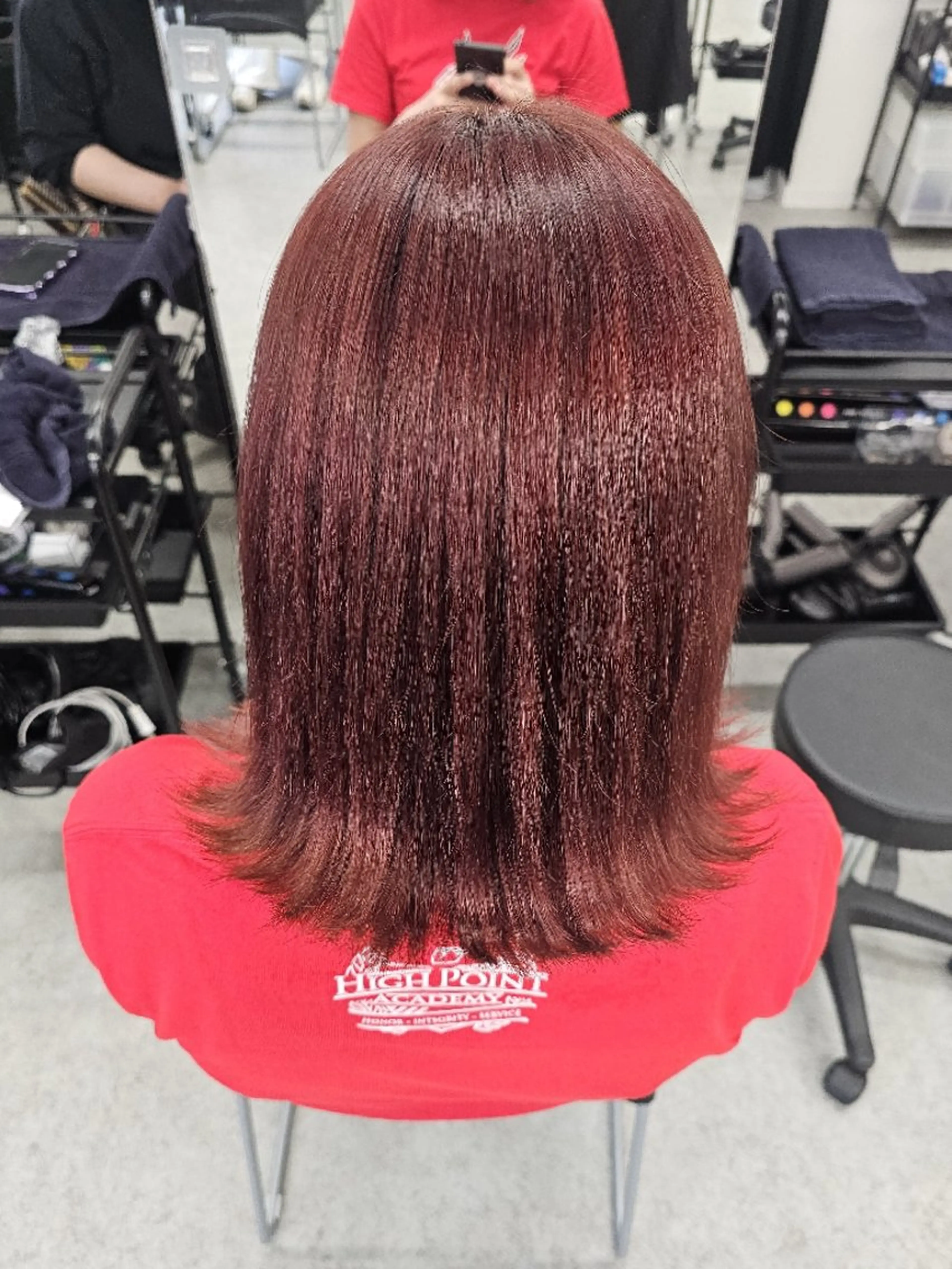 カラー ブリーチ ケアブリーチ ブリーチなしカラー 髪質改善 🍒renka🍒 ボブ/ショート/暖色のヘアスタイル