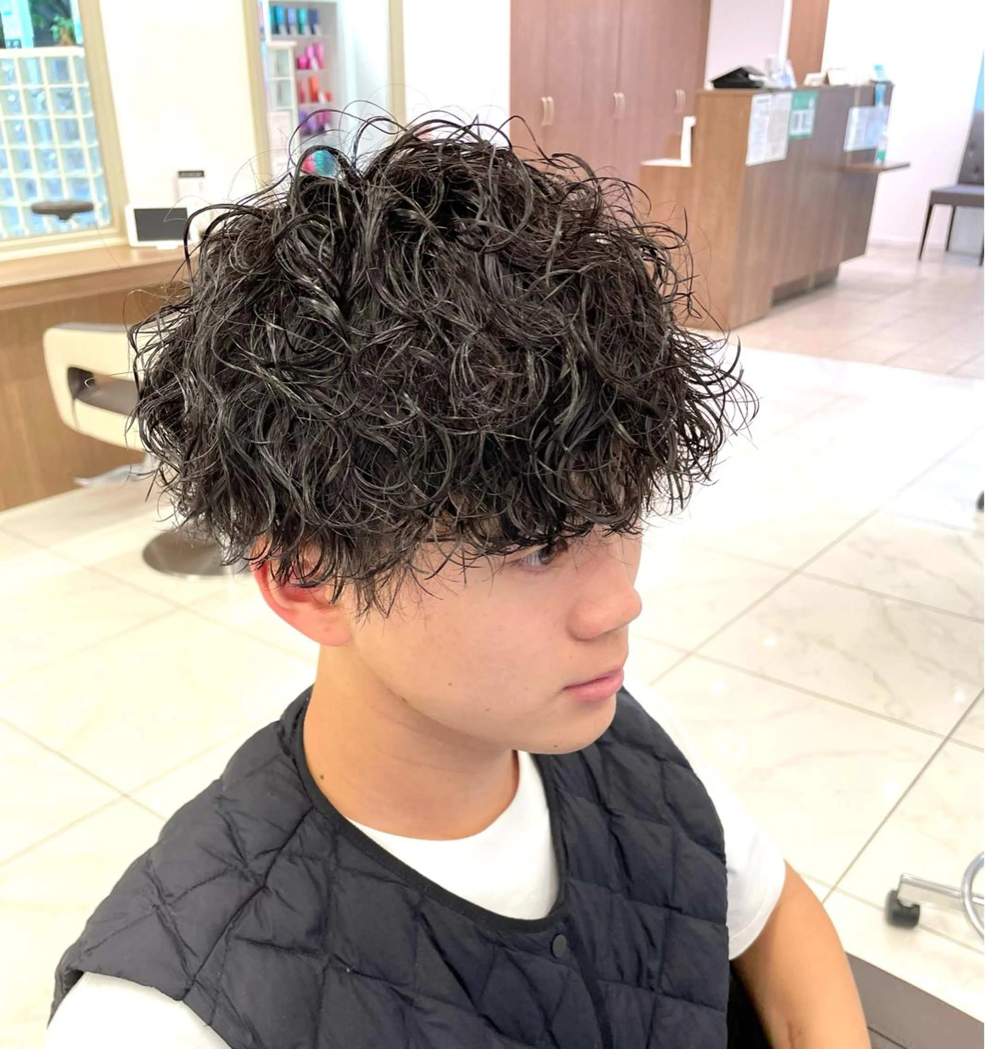 ショート パーマ メンズ 【メンズ特化】 池田大成✂︎のヘアスタイル