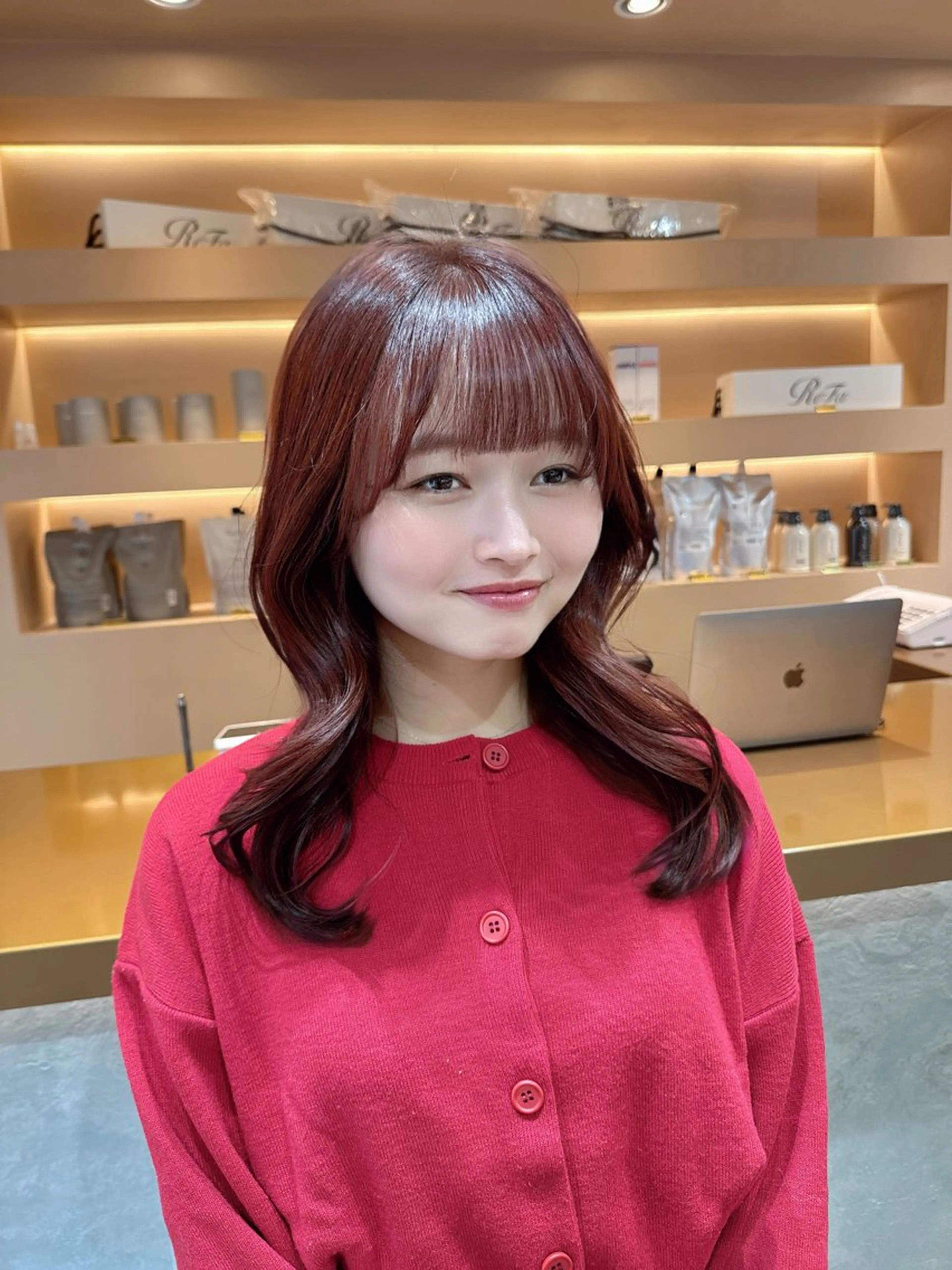 【１日３名様限定‼️】超お得🉐カット＋フル艶カラー＋4stepトリートメント×超音波✨🎀 #暖色 #韓国風の写真