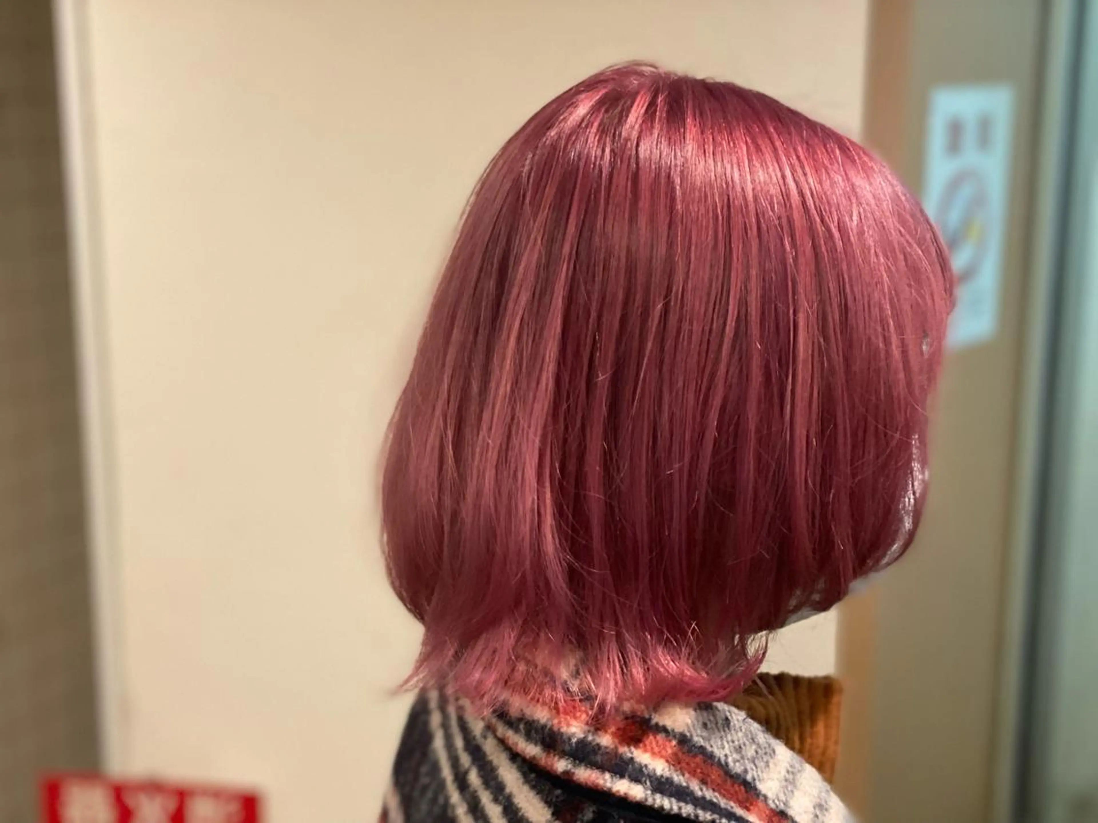 ミディアム カラー ブリーチ ピンクカラー 札幌韓国メンズ 🇰🇷YUITOのヘアスタイル