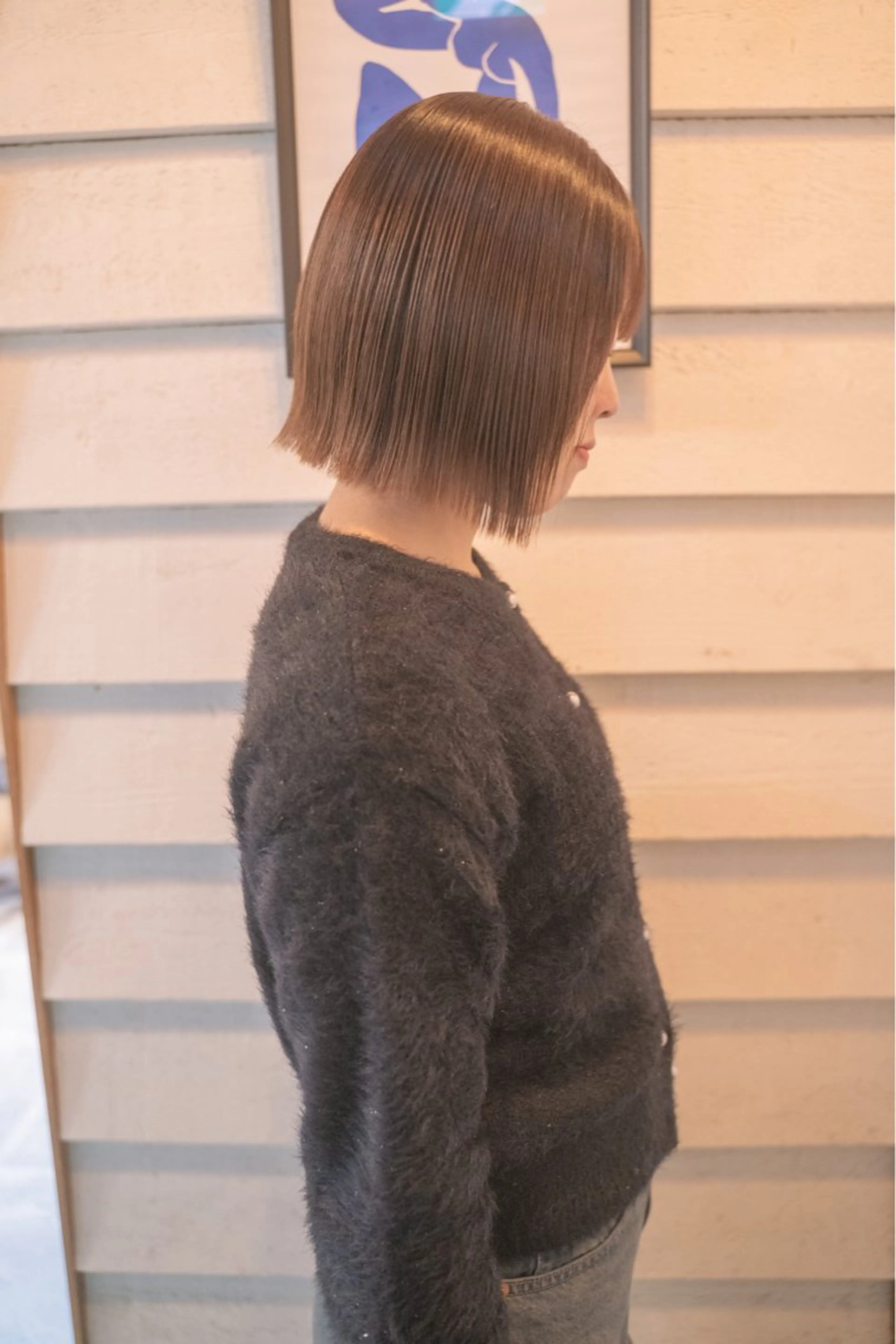 ショート カラー カット 【ボブ】縮毛矯正/ 船橋駅5分/鈴木杏美のヘアスタイル