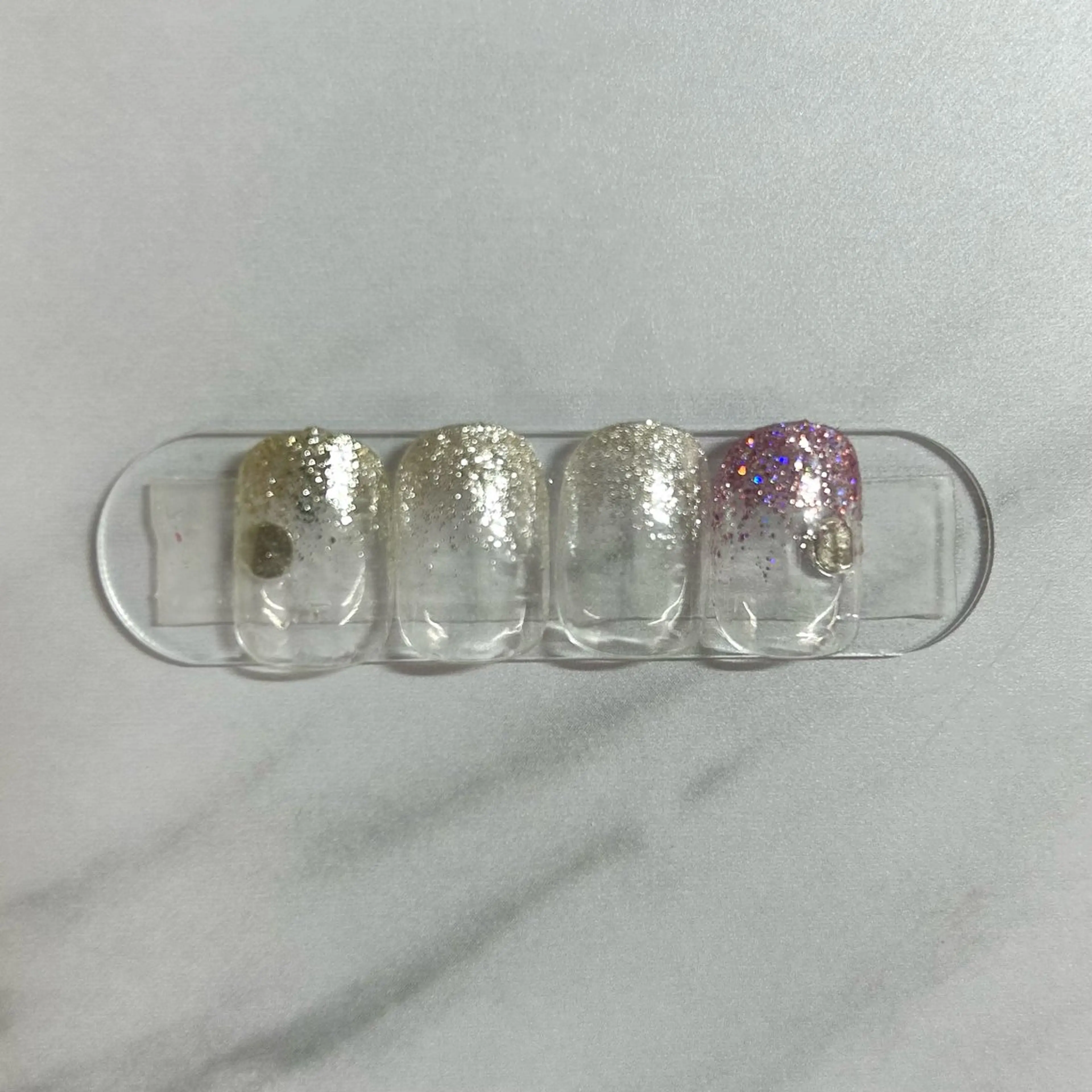 🌿パラジェル使用　【オフなし】ラメグラデーション　ハンドのみの写真