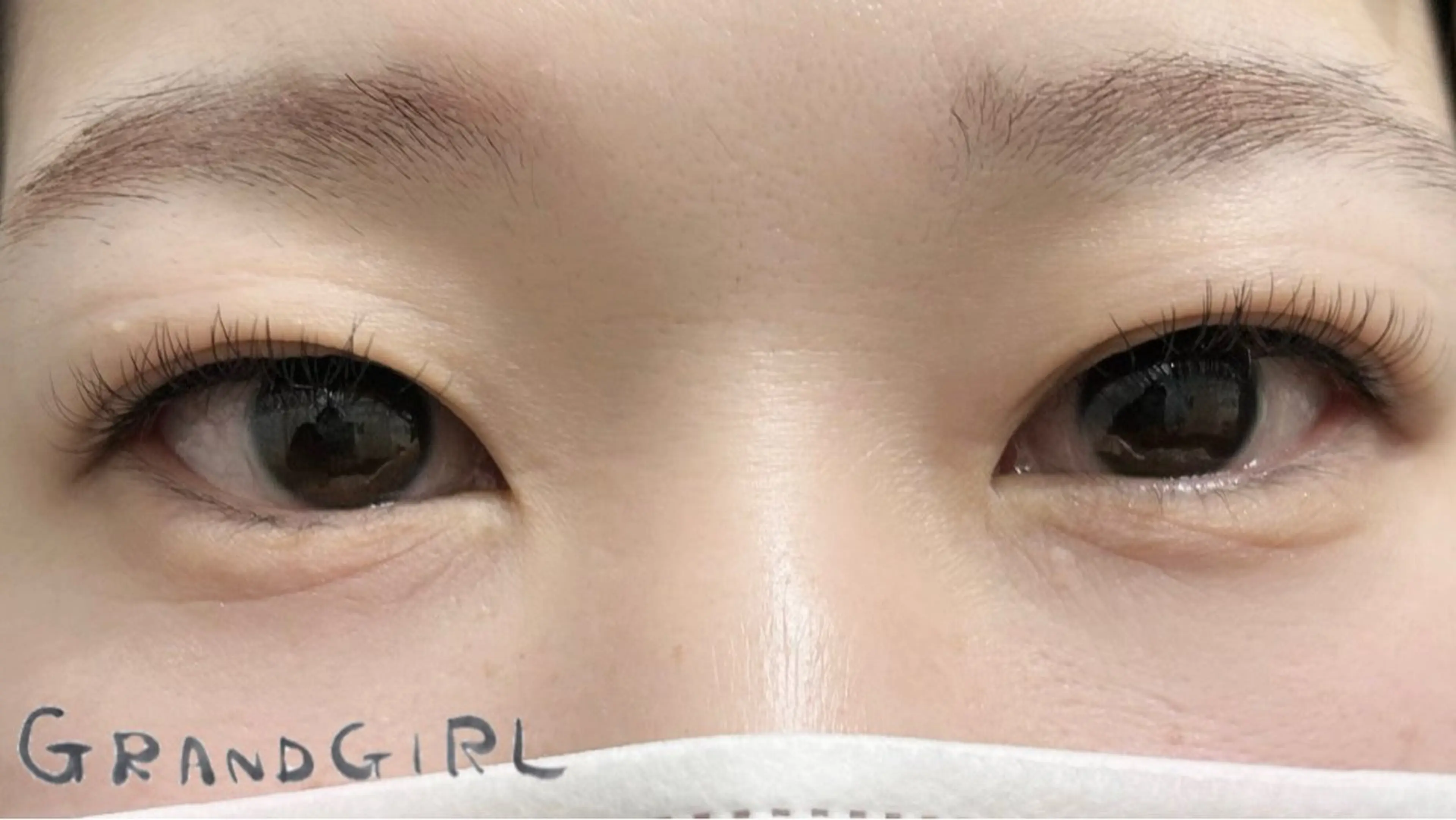 マツエク・マツパ バインドロック フラットラッシュ まつげパーマ 一重×まつ毛パーマ マツエク GRANDGIRL所属・ヨシダ セリナのマツエク・マツパデザイン