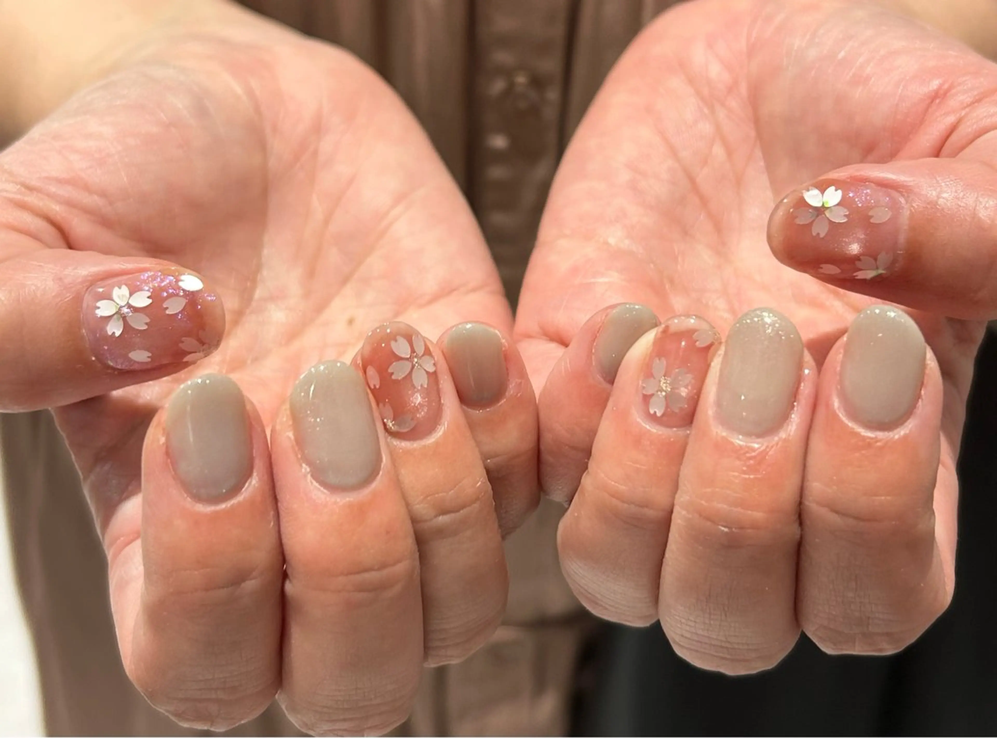 ネイル 桜ネイル 大山 なつみのネイルデザイン