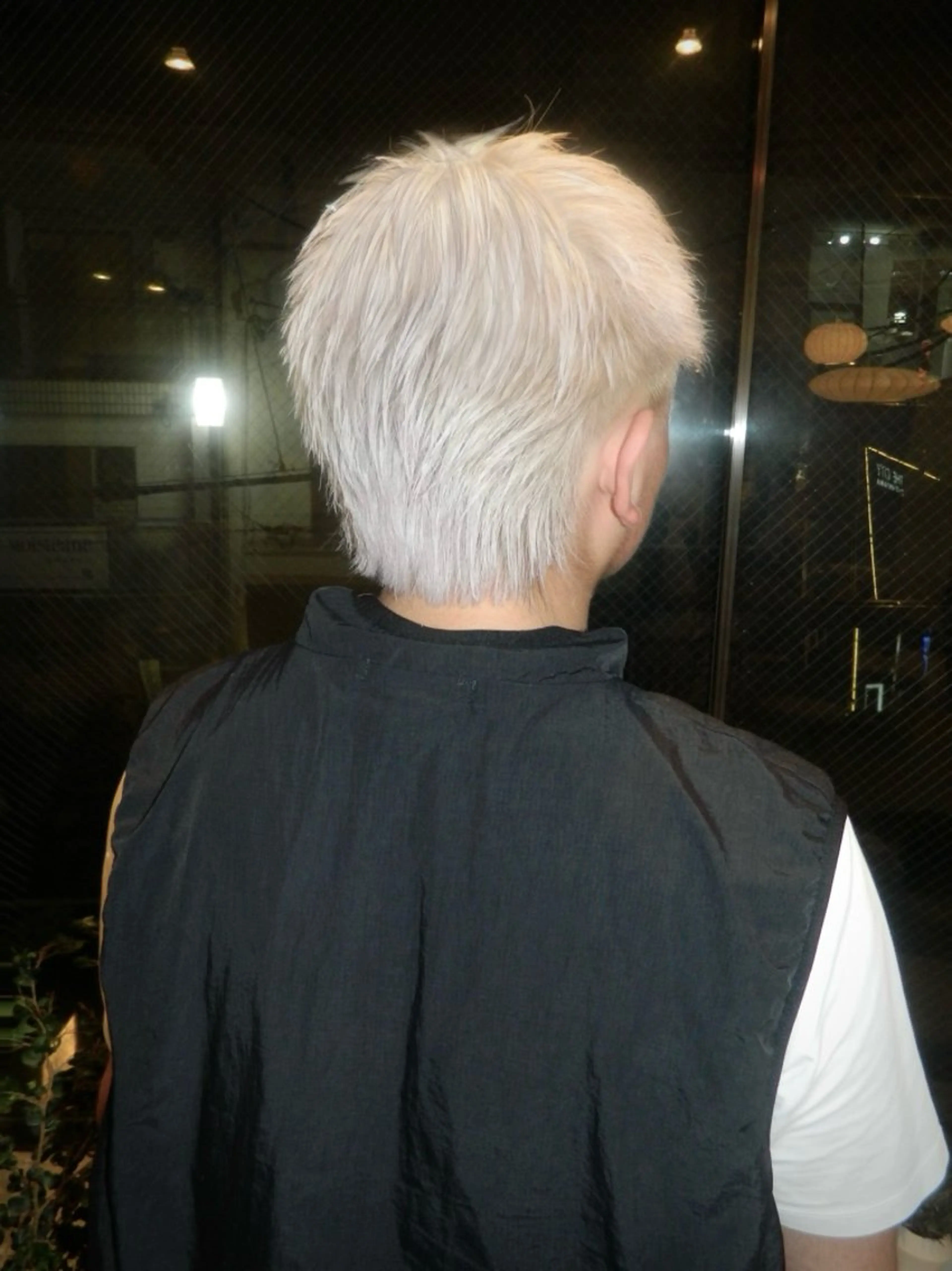 ショート メンズ マレットヘア ARTE aoyama所属・ハイトーン/ボブ/ sakura🪽のヘアスタイル