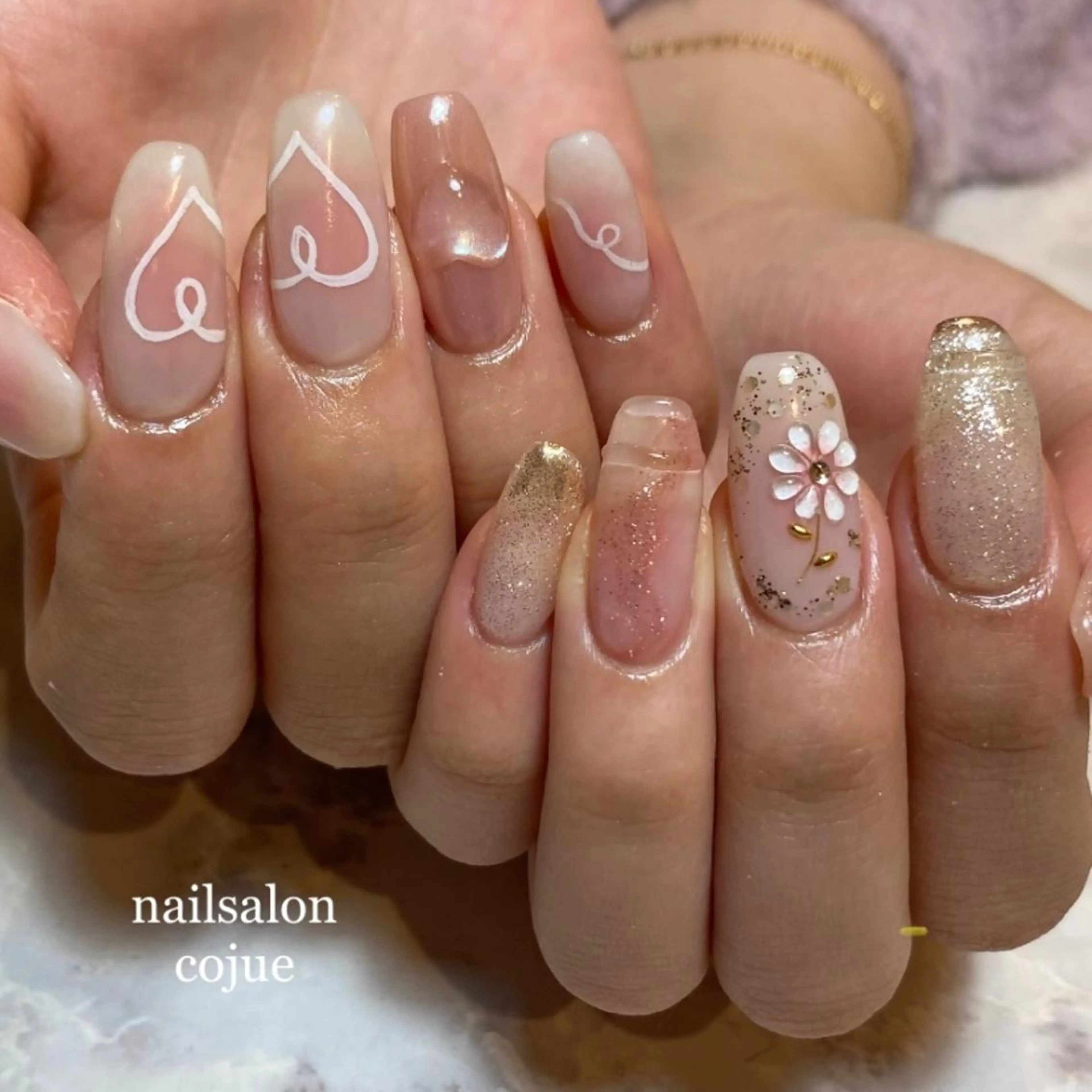 ネイル 持ち込み nailsalon cojue  ERIのネイルデザイン
