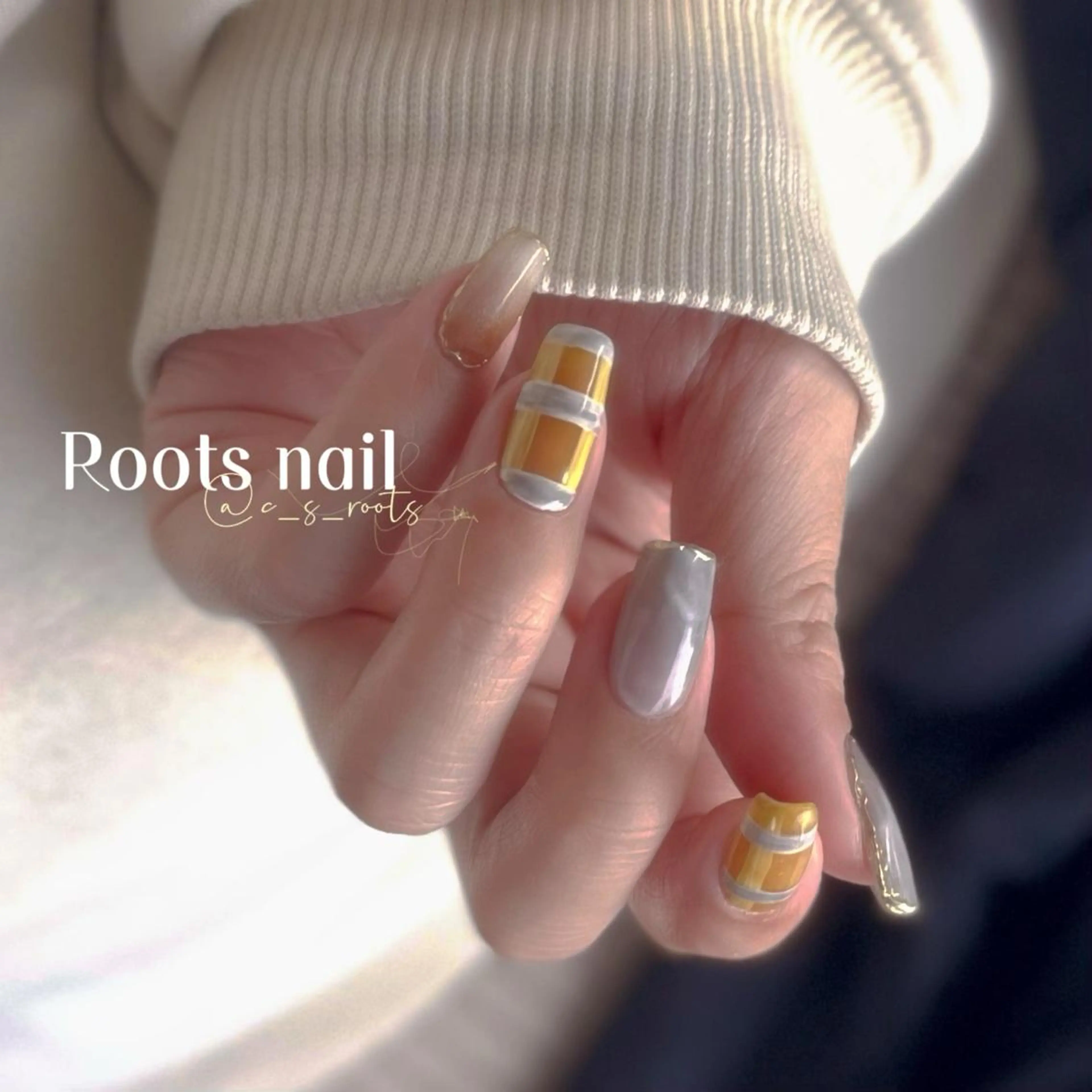 ネイル コンディショニングサロンRoots所属・コンディショニング サロンRootsのネイルデザイン