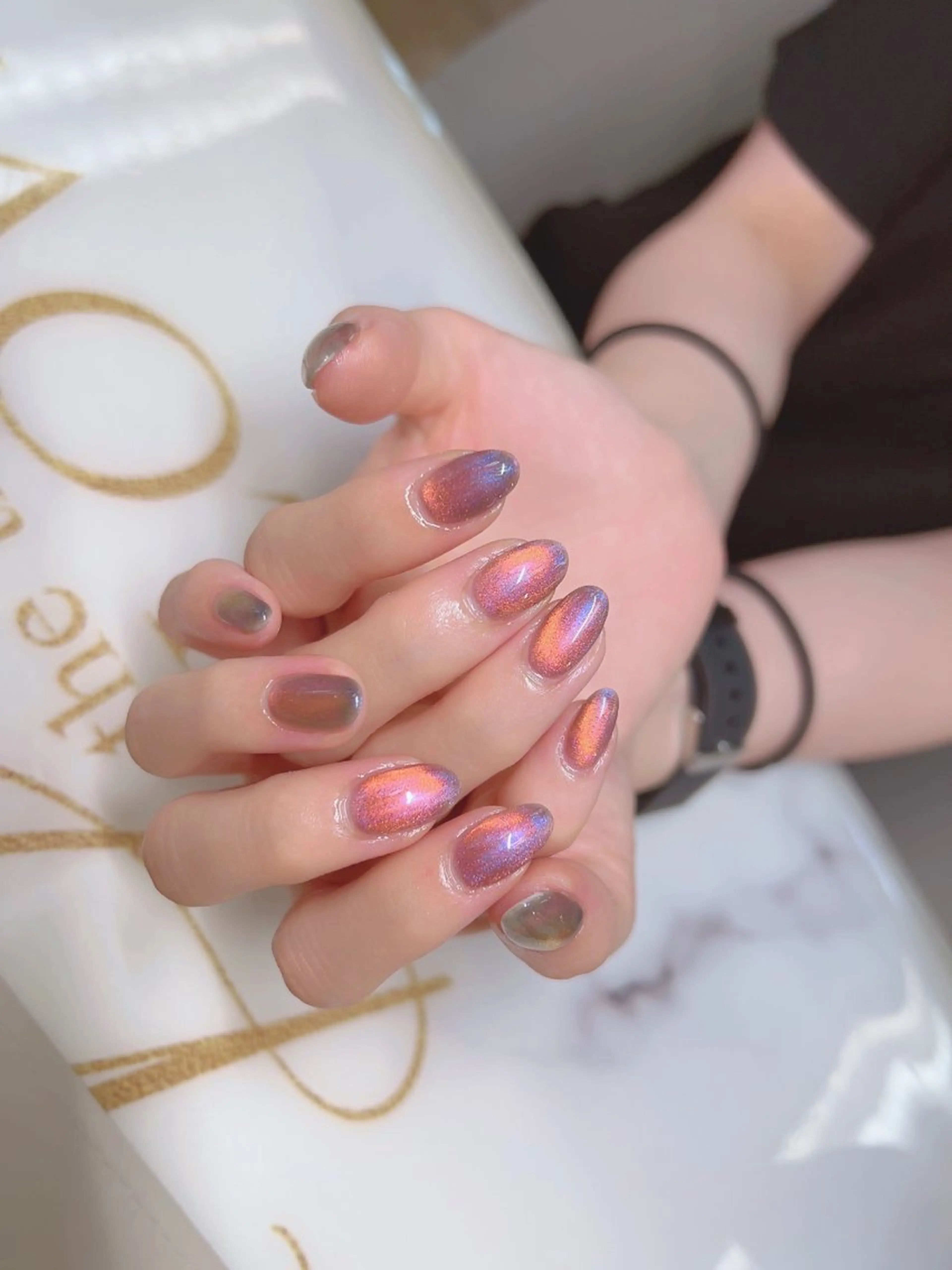 ネイル チークネイル マグネットネイル 持ち込み ニュアンスネイル シンプルネイル インフィニティ ネイルサロンのネイルデザイン