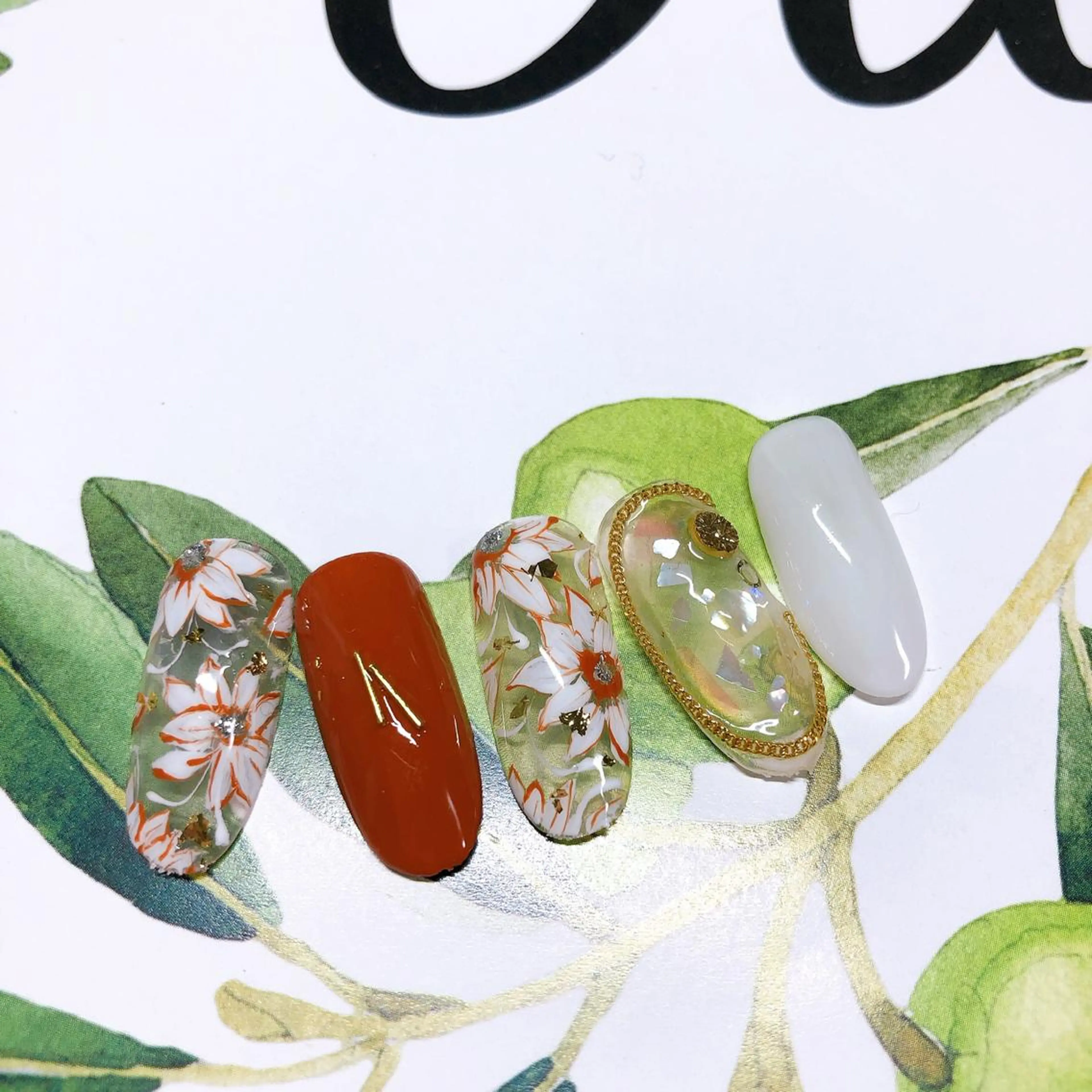 ネイル 奥園 良恵のネイルデザイン