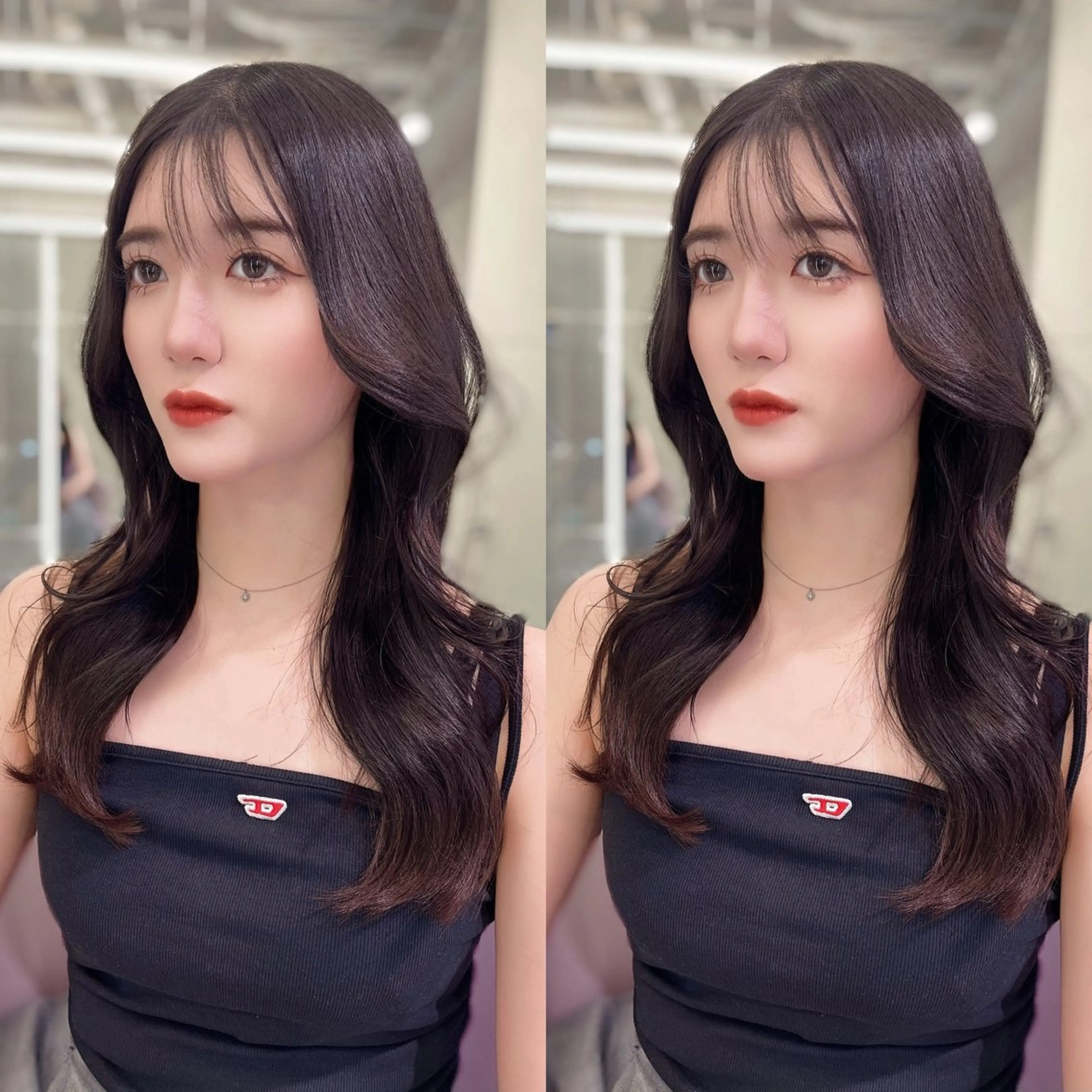 セミロング カラー 韓国ヘア/髪質改善 TAKAHIROのヘアスタイル