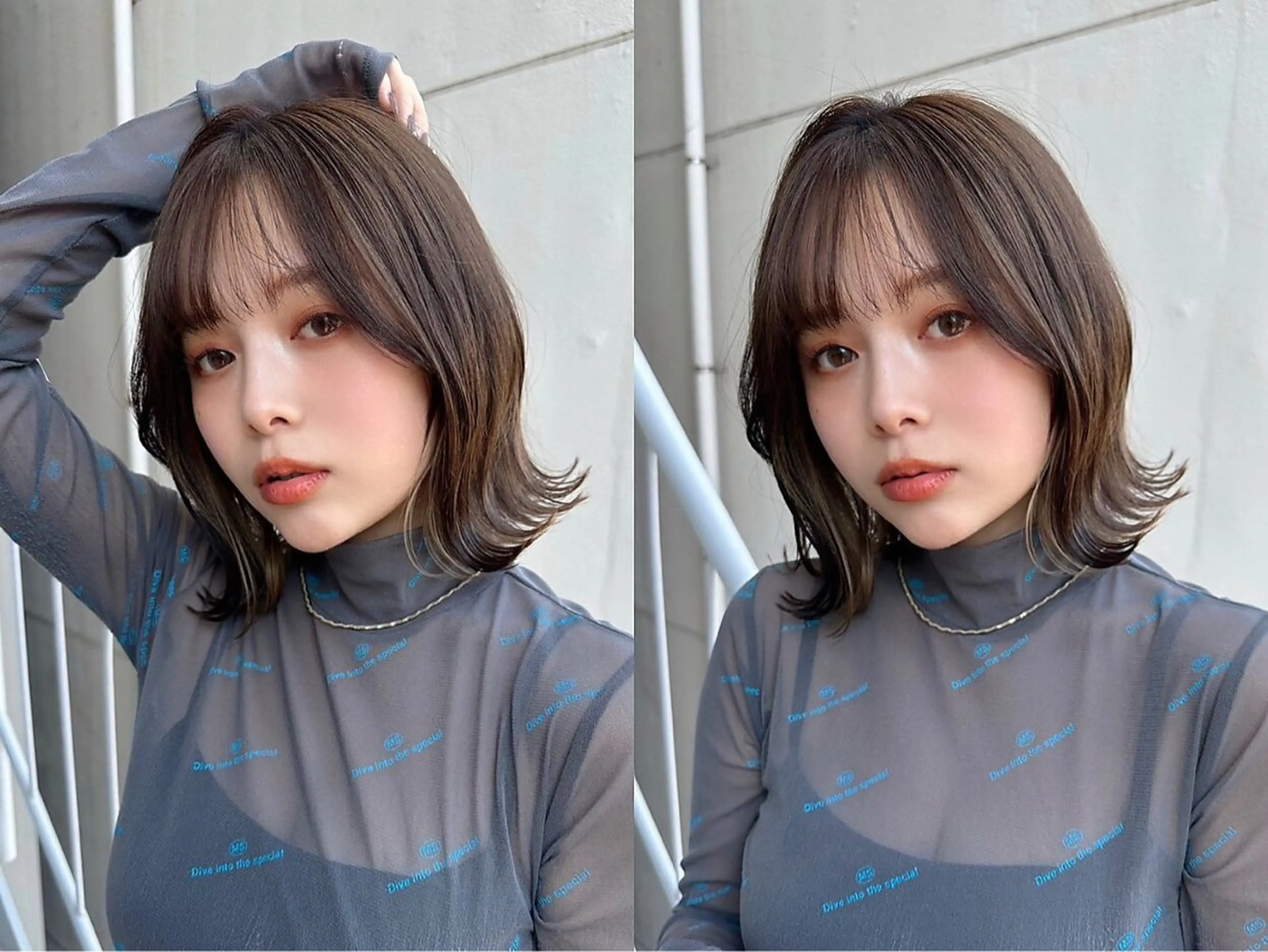 ミディアム 【Zina】⭐︎艶髪 職人⭐︎ハセガワのヘアスタイル