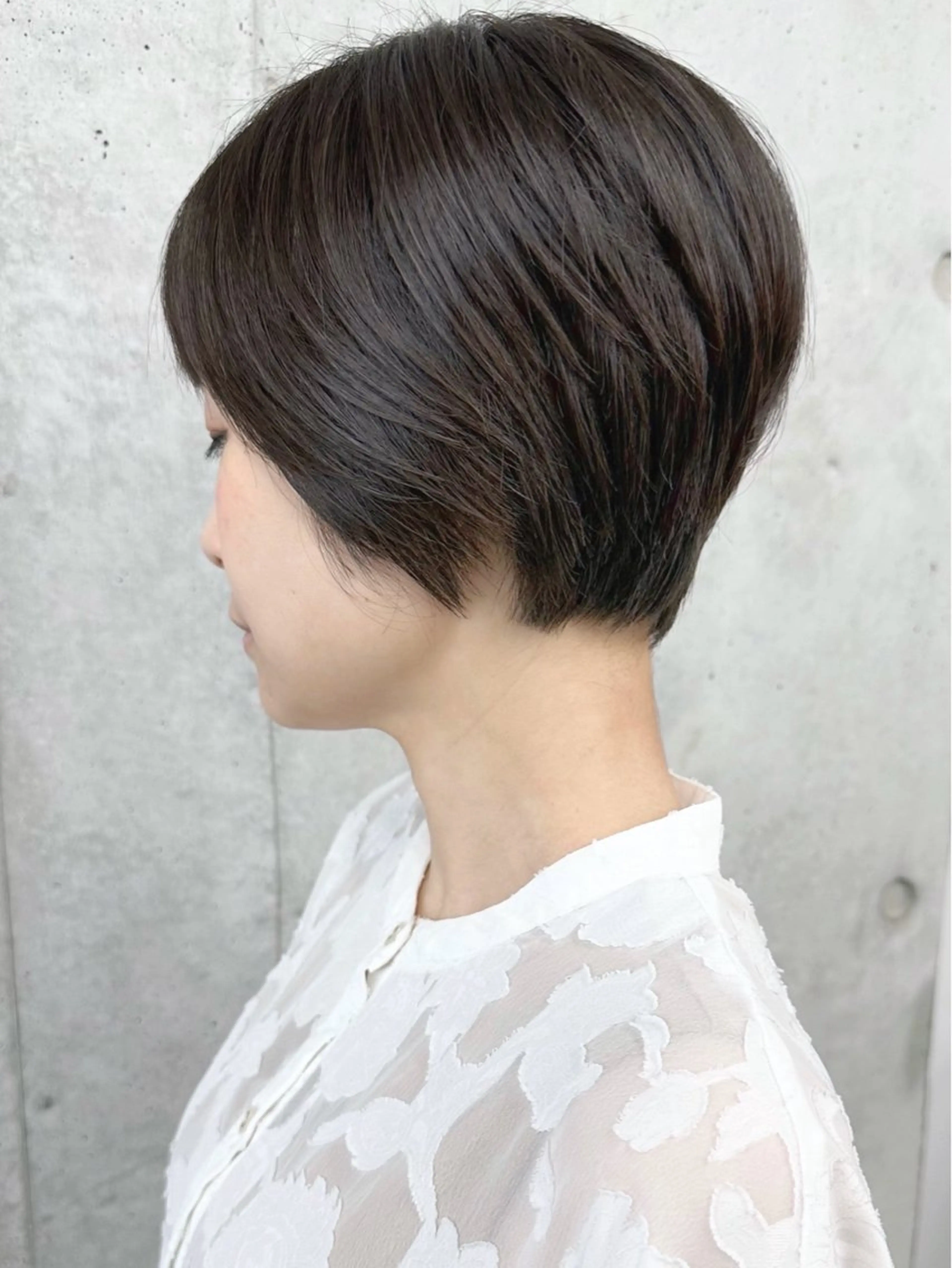 ショート 小顔ボブ/お悩み解決 /ボブパーマ/とういのヘアスタイル