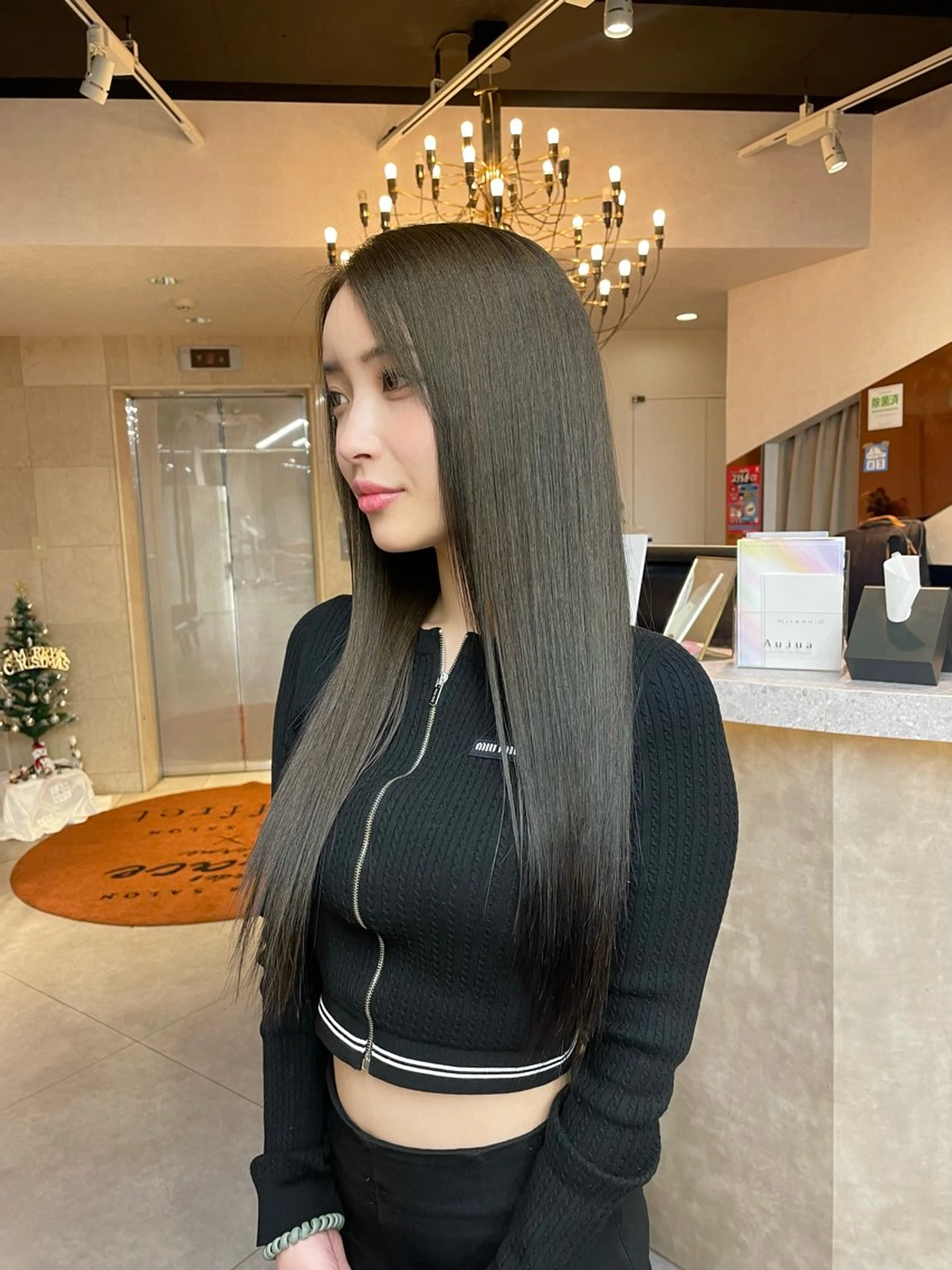 ロング カラー 韓国ヘア rin🎀のヘアスタイル